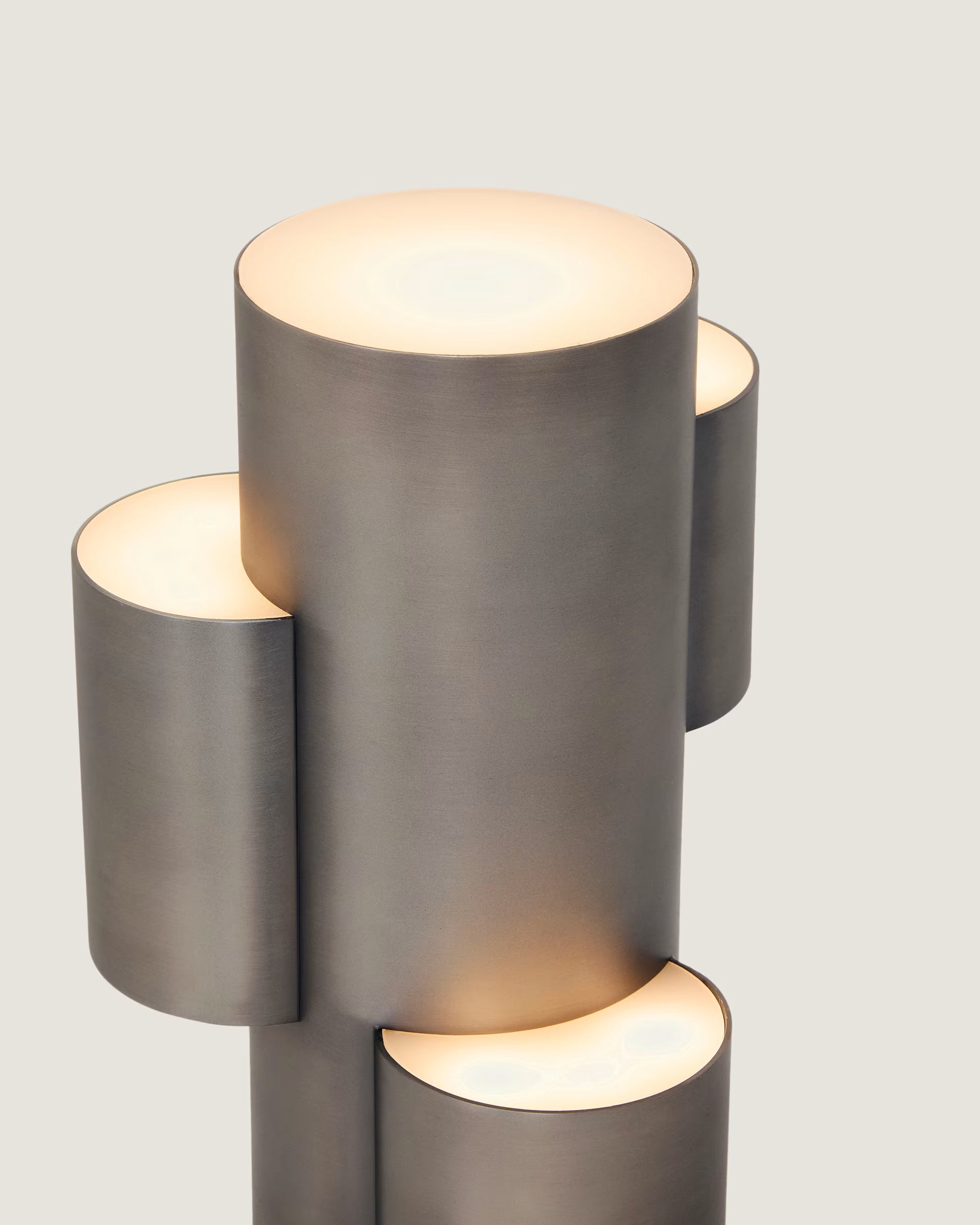 Přenosná lampa ADRINA tmavě šedý kartáčovaný kov