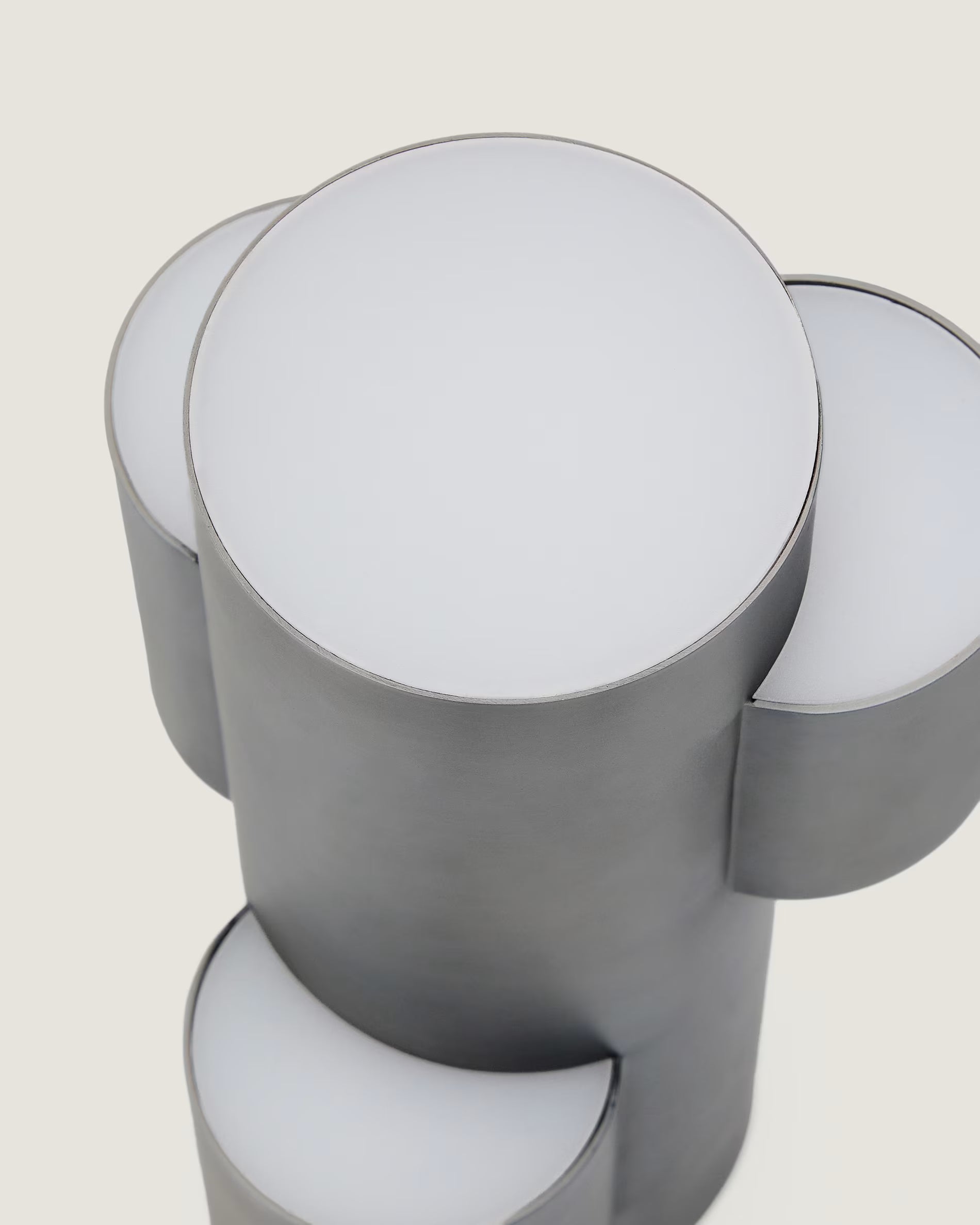 Přenosná lampa ADRINA tmavě šedý kartáčovaný kov