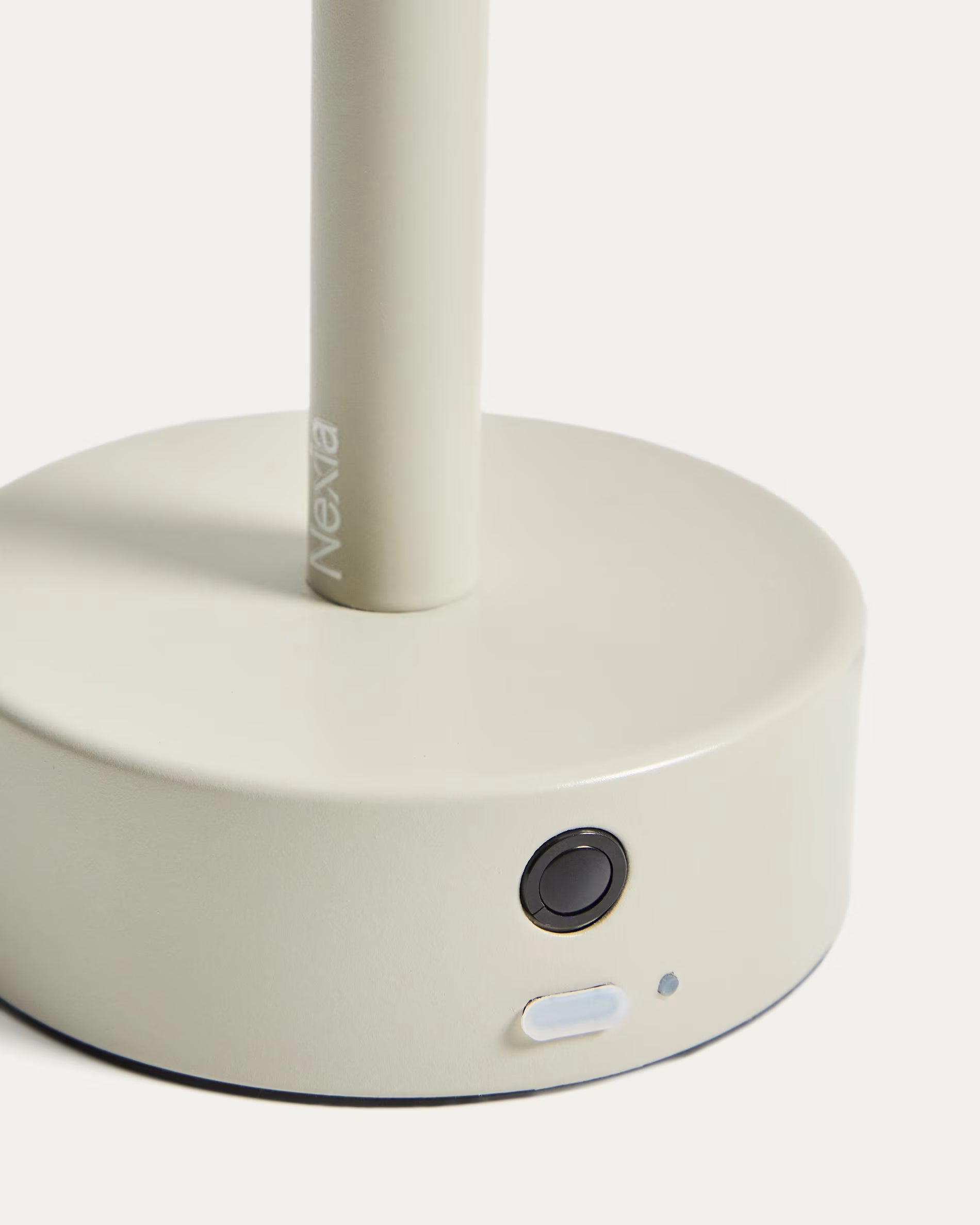 Přenosná lampa BOW světle šedá