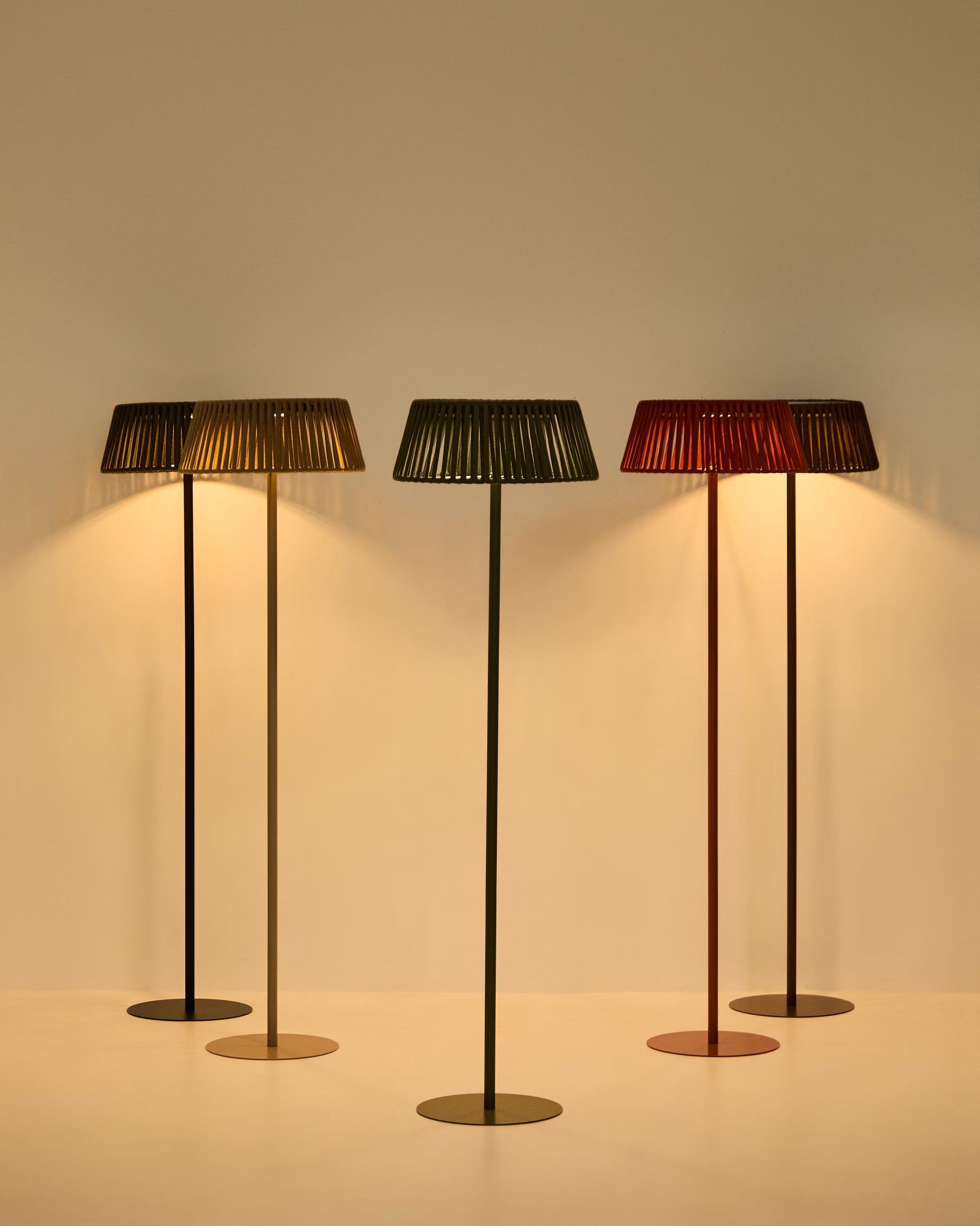 Solar Floor Garden Lamp ALDET Brown