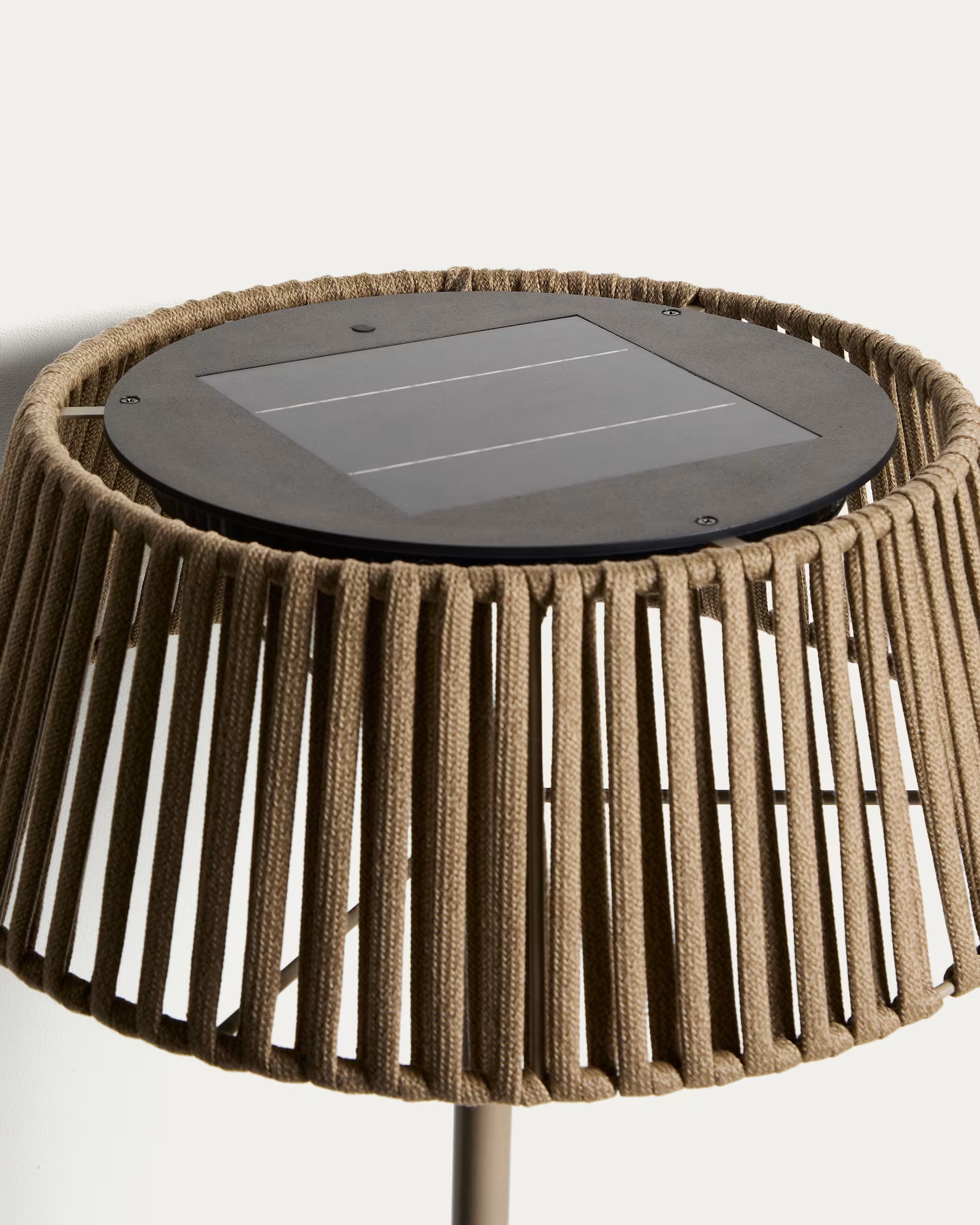 Beige Solar Floor Garden Lamp ALDET