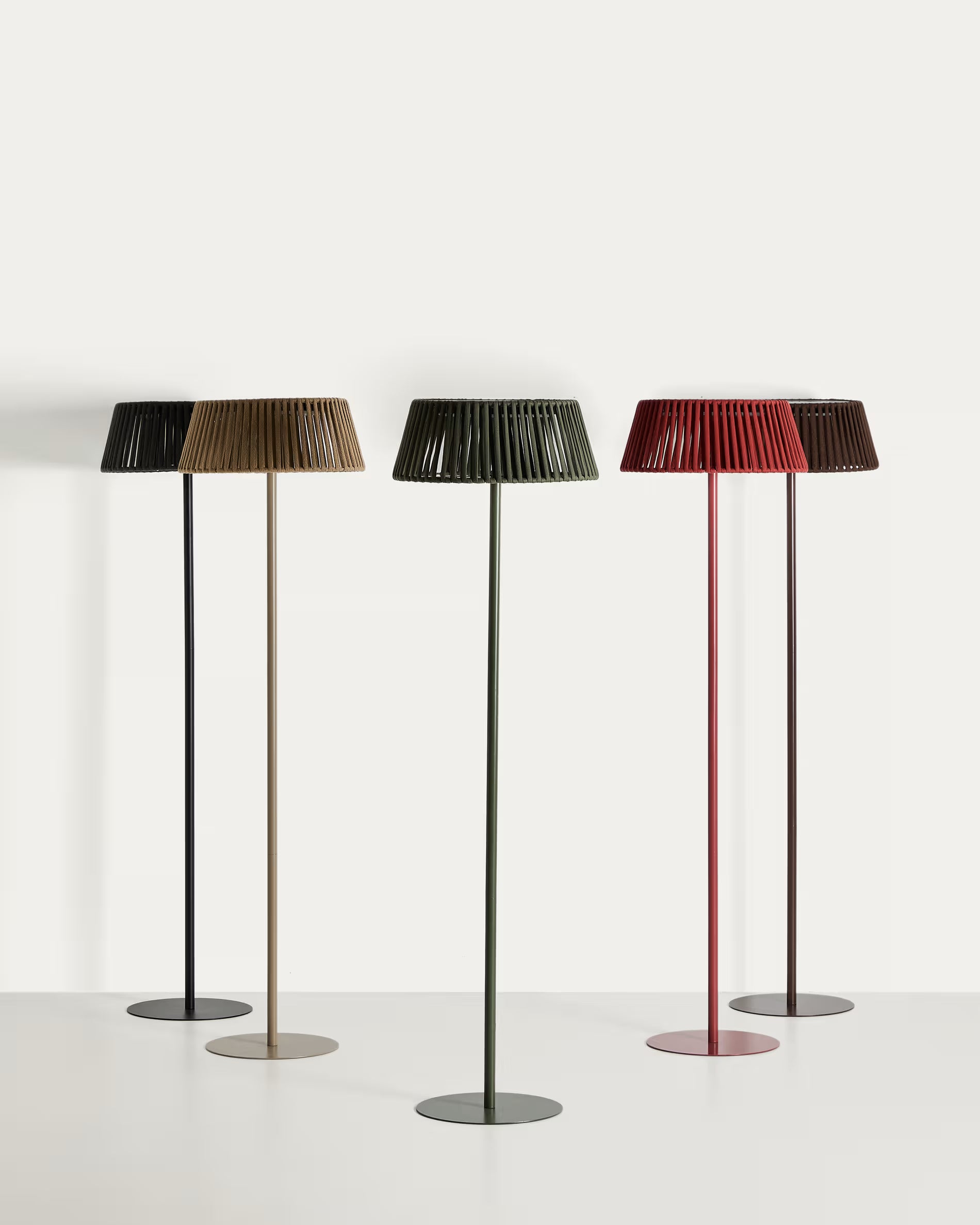 Beige Solar Floor Garden Lamp ALDET