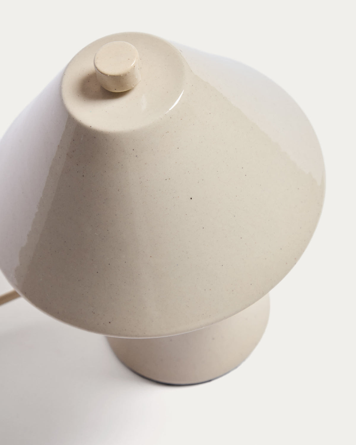Lampa stołowa CEREN beżowa ceramika – ujęcie 5
