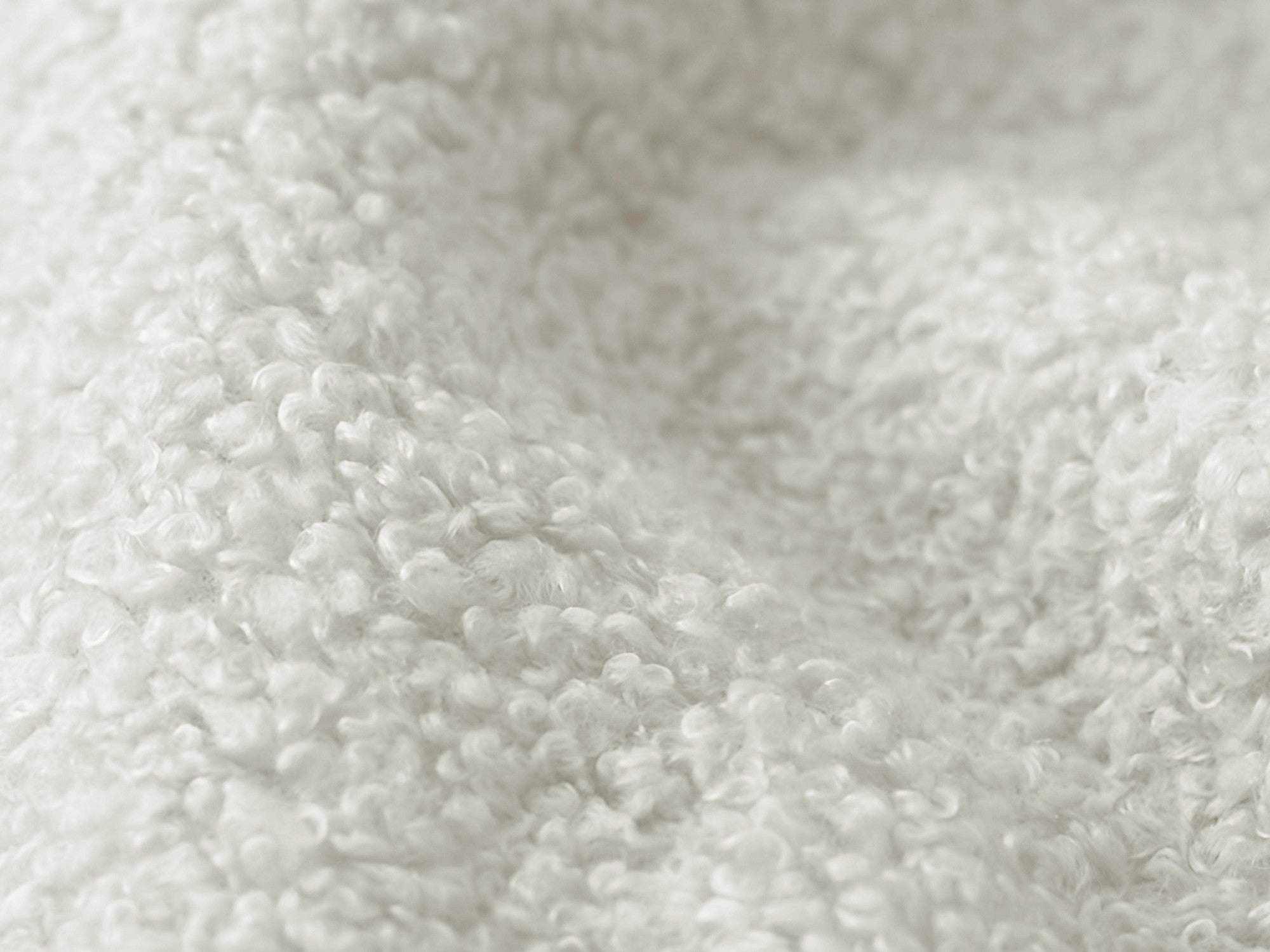 3-Seater Sofa with Sleeping Function LOHI White Boucle