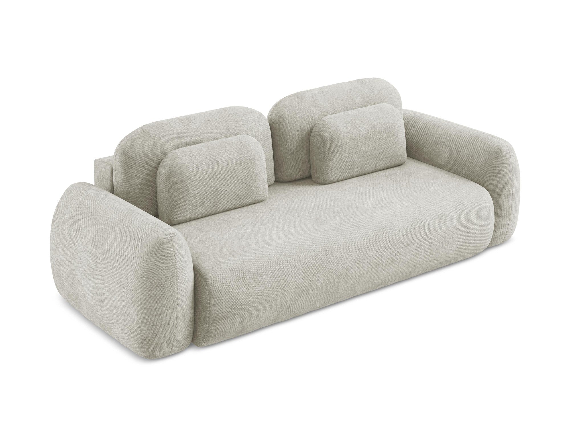 3-Seater Sofa with Sleeping Function LOHI Pearl Chenille