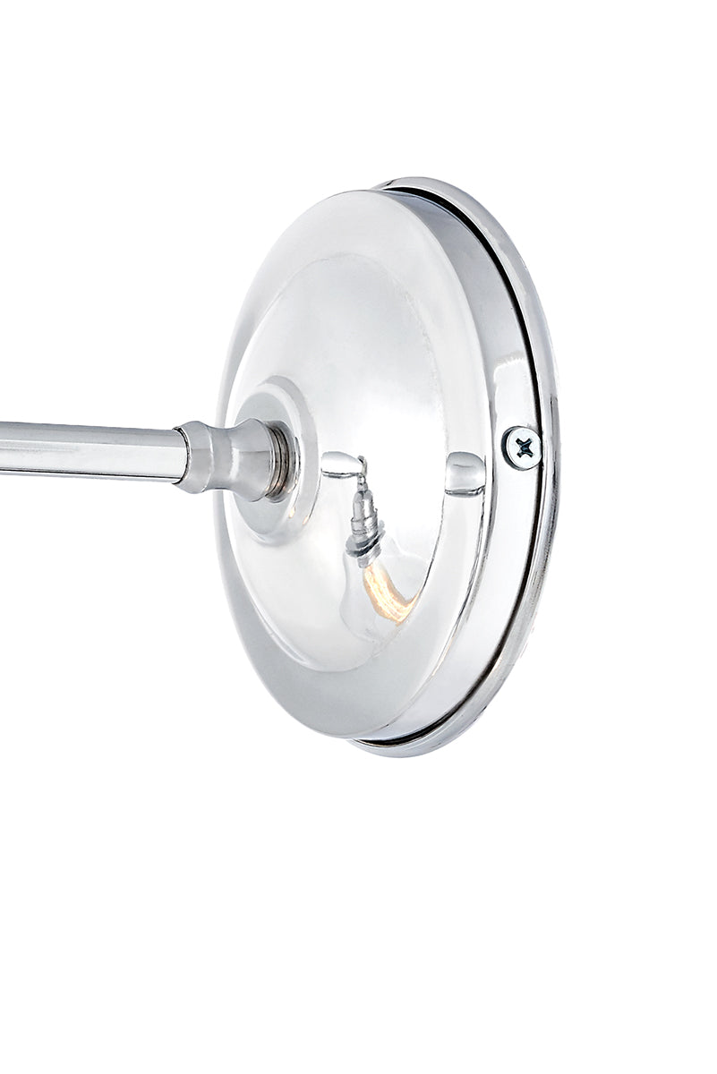 LONGIS II wall lamp transparent with shiny chrome