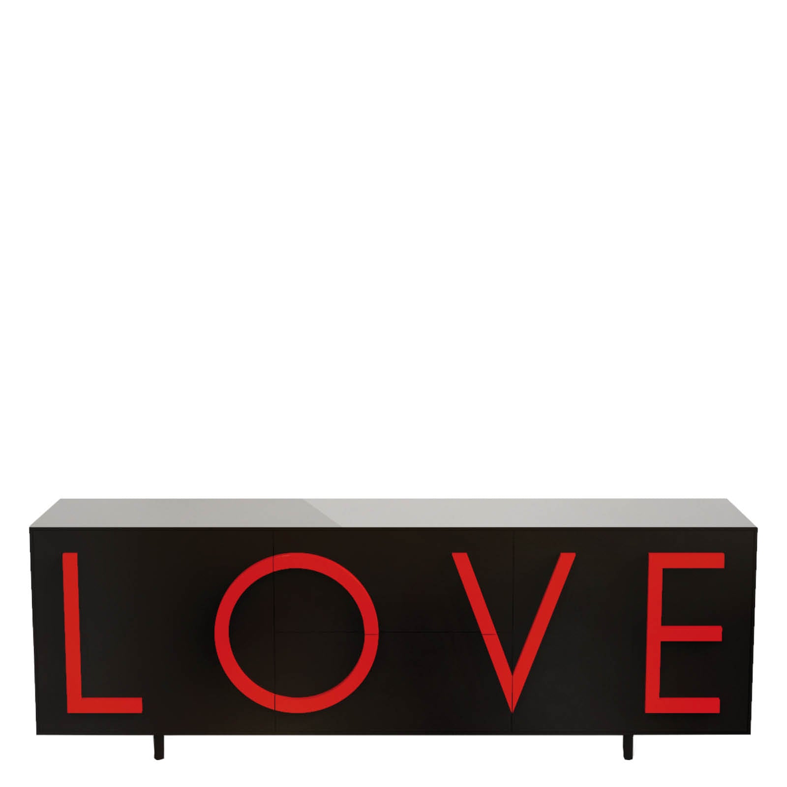 Chest of drawers Love black