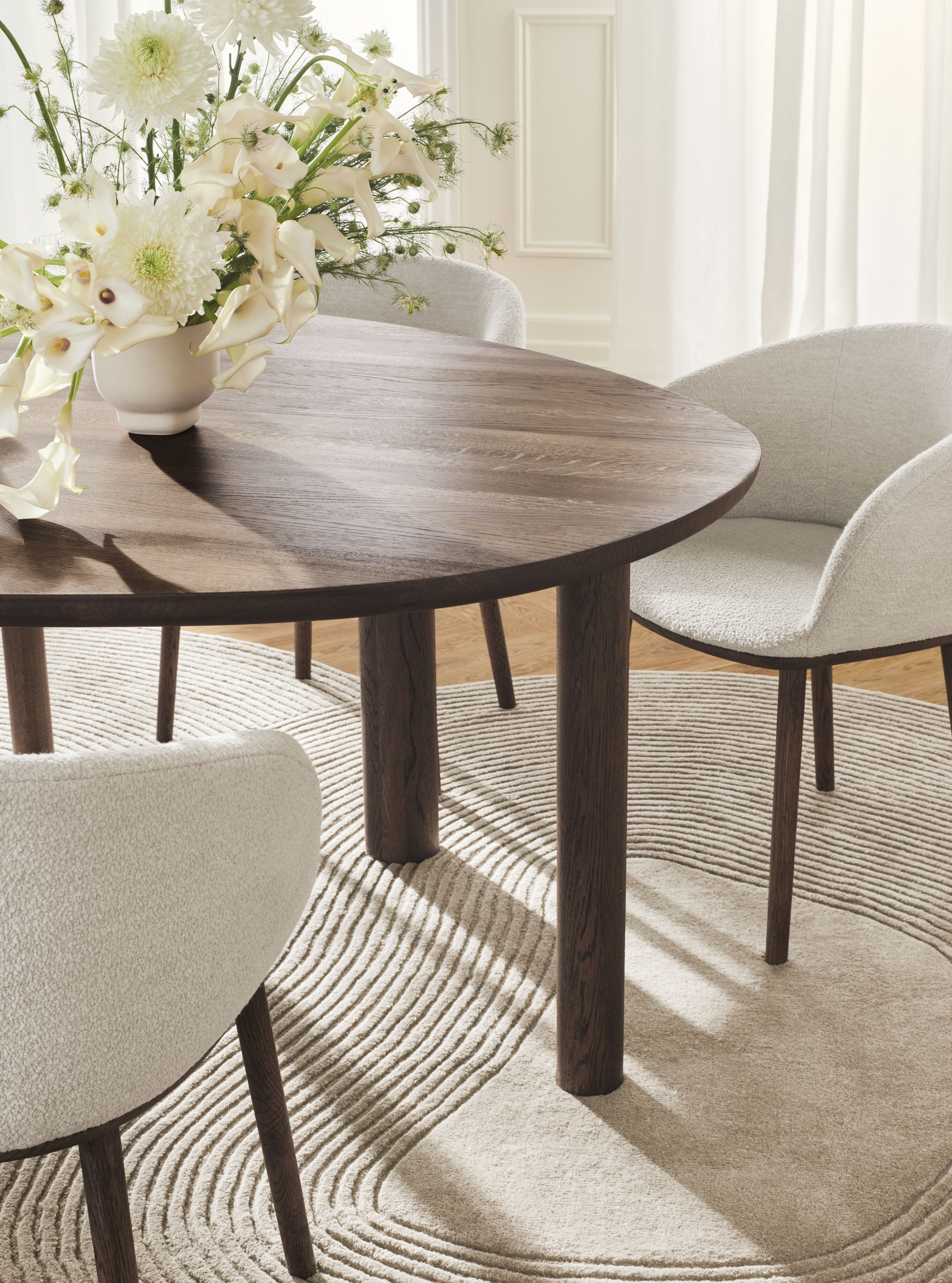 Stůl LATCH bělené dubové dřevo