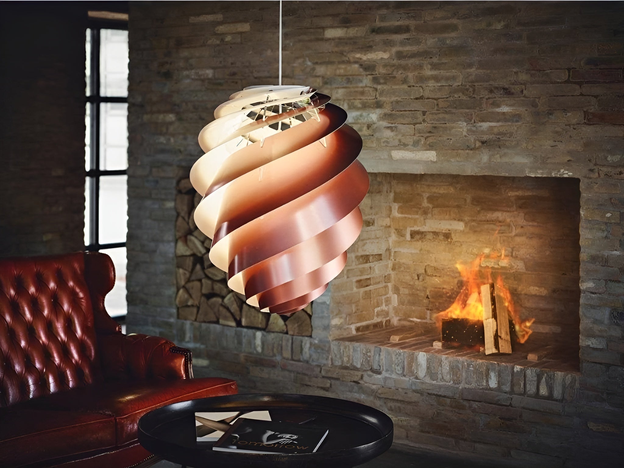 Závěsné svítidlo MODEL 1312 SWIRL 2 měděné