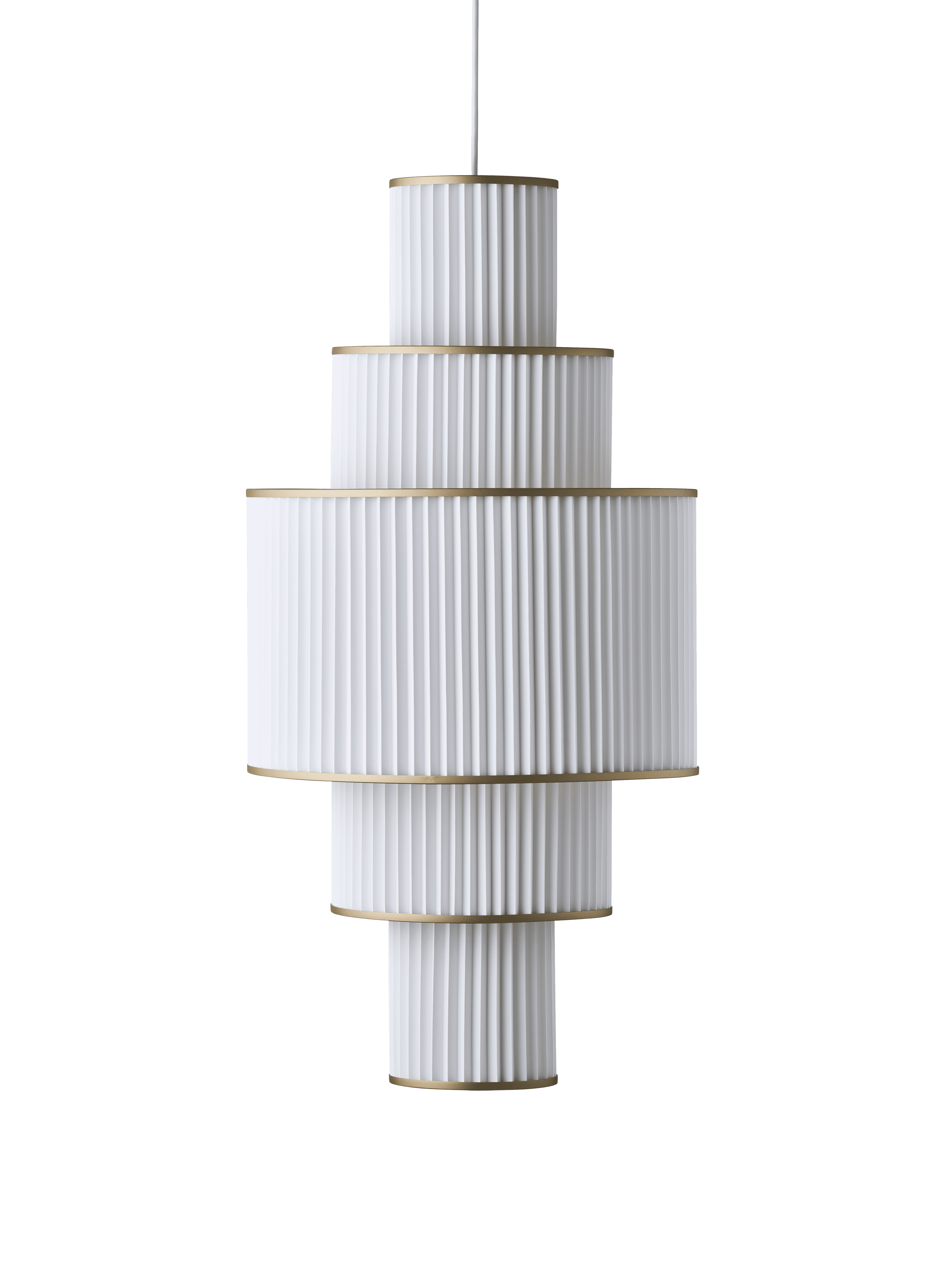 Závěsné svítidlo MODEL 113 PLIVELLO bílé se zlatým