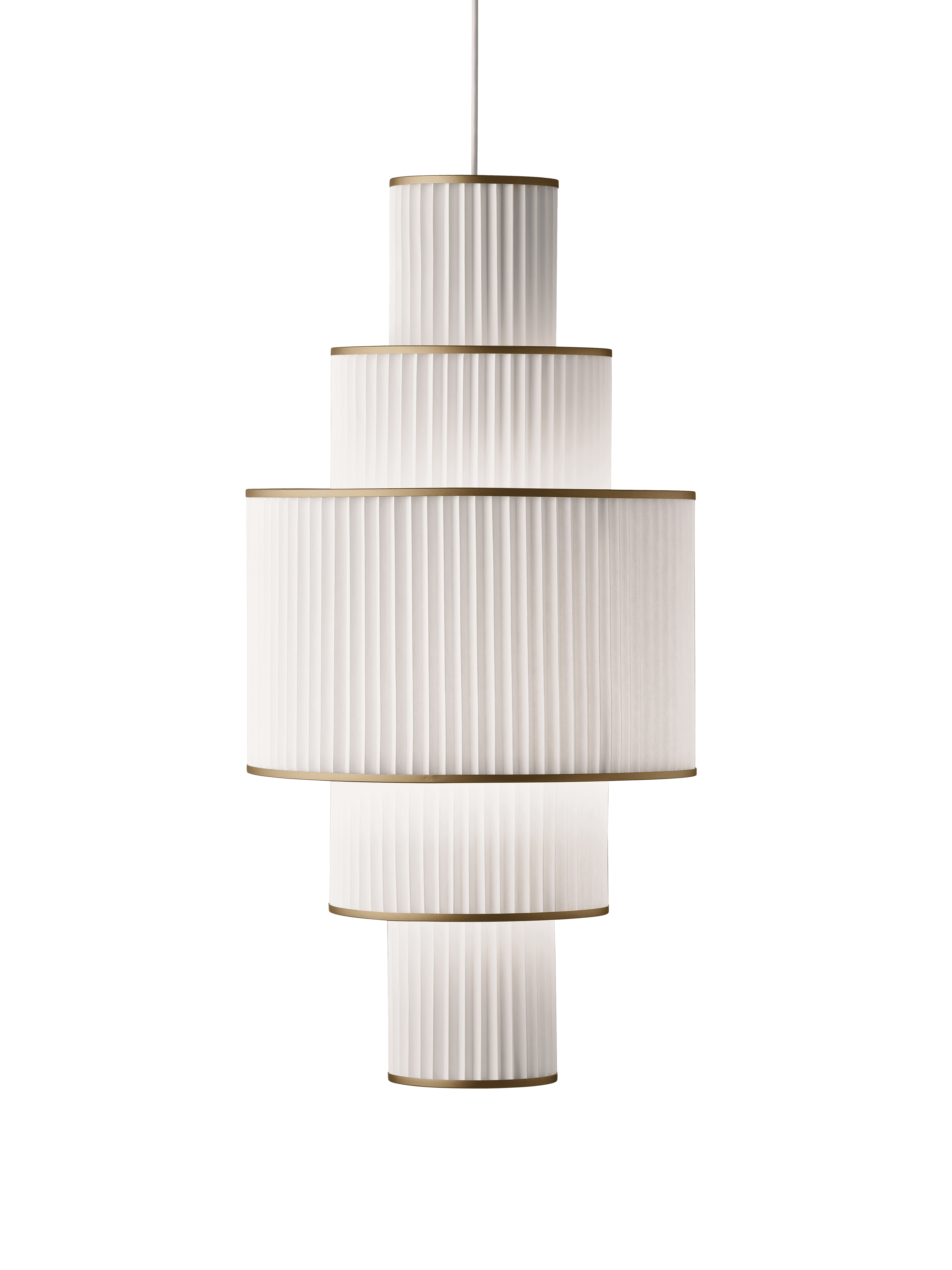 Závěsné svítidlo MODEL 113 PLIVELLO bílé se zlatým