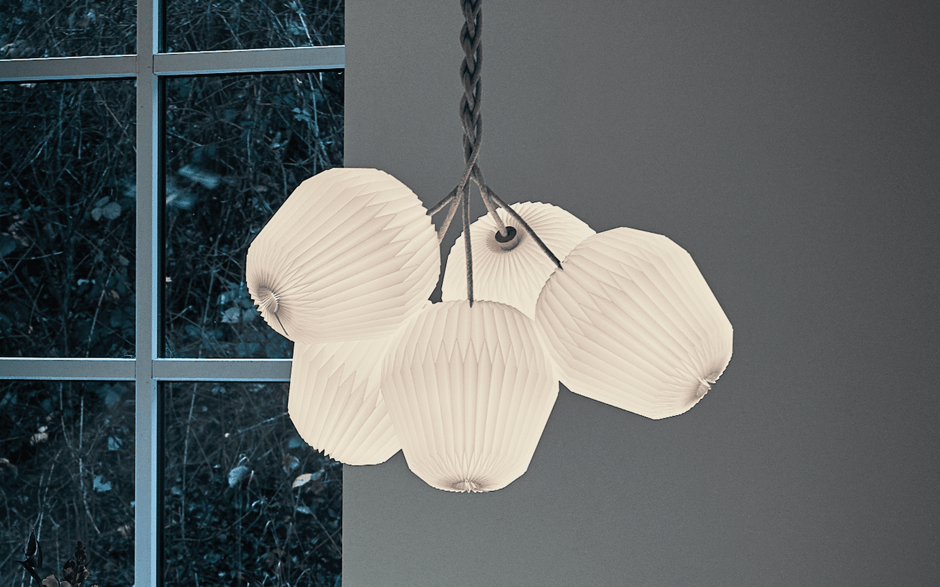 Závěsné svítidlo MODEL 130 BOUQUET 5 bílá