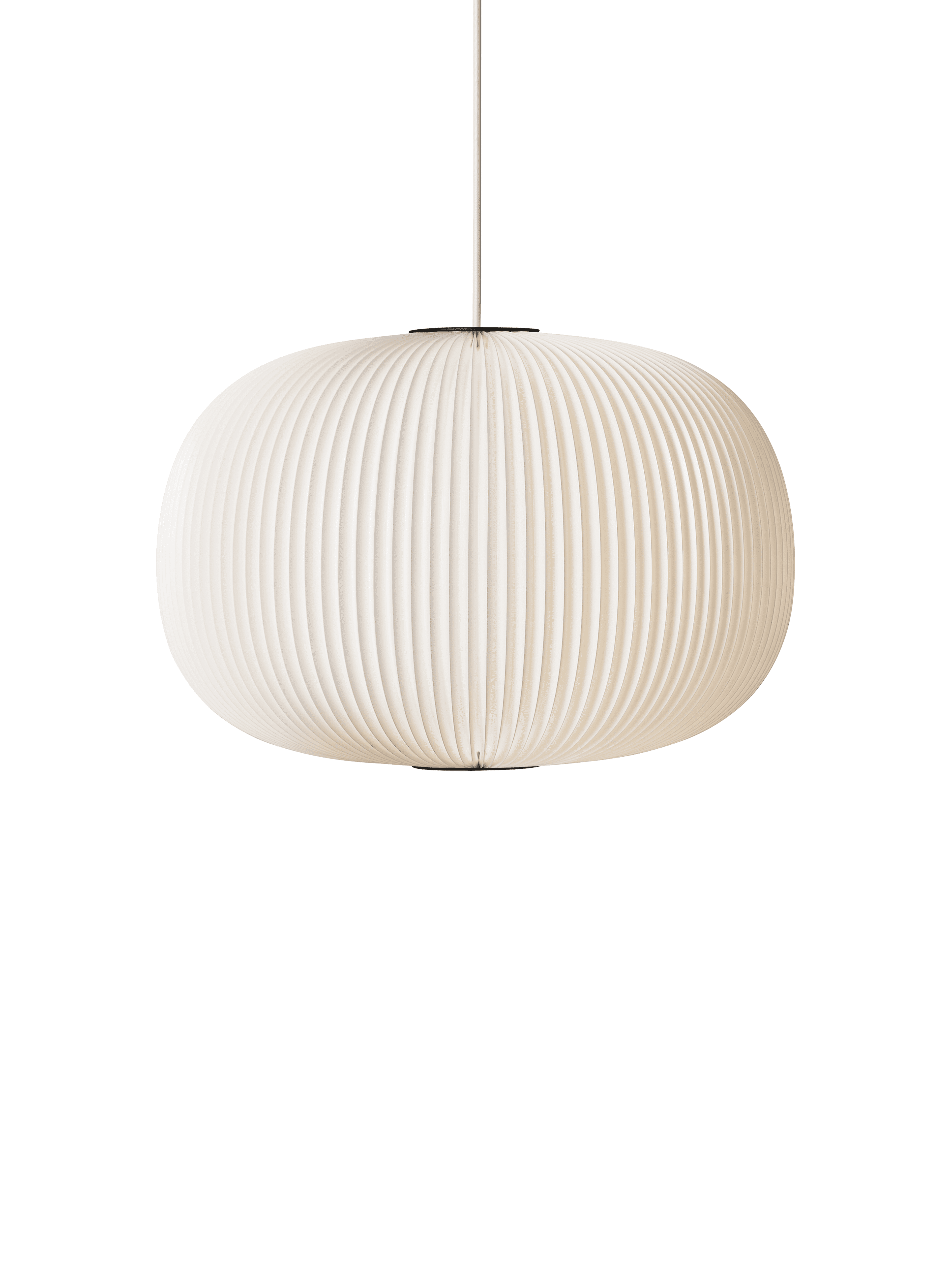 Hanging Lamp MODEL 132 LAMELLA 1 white with black finish