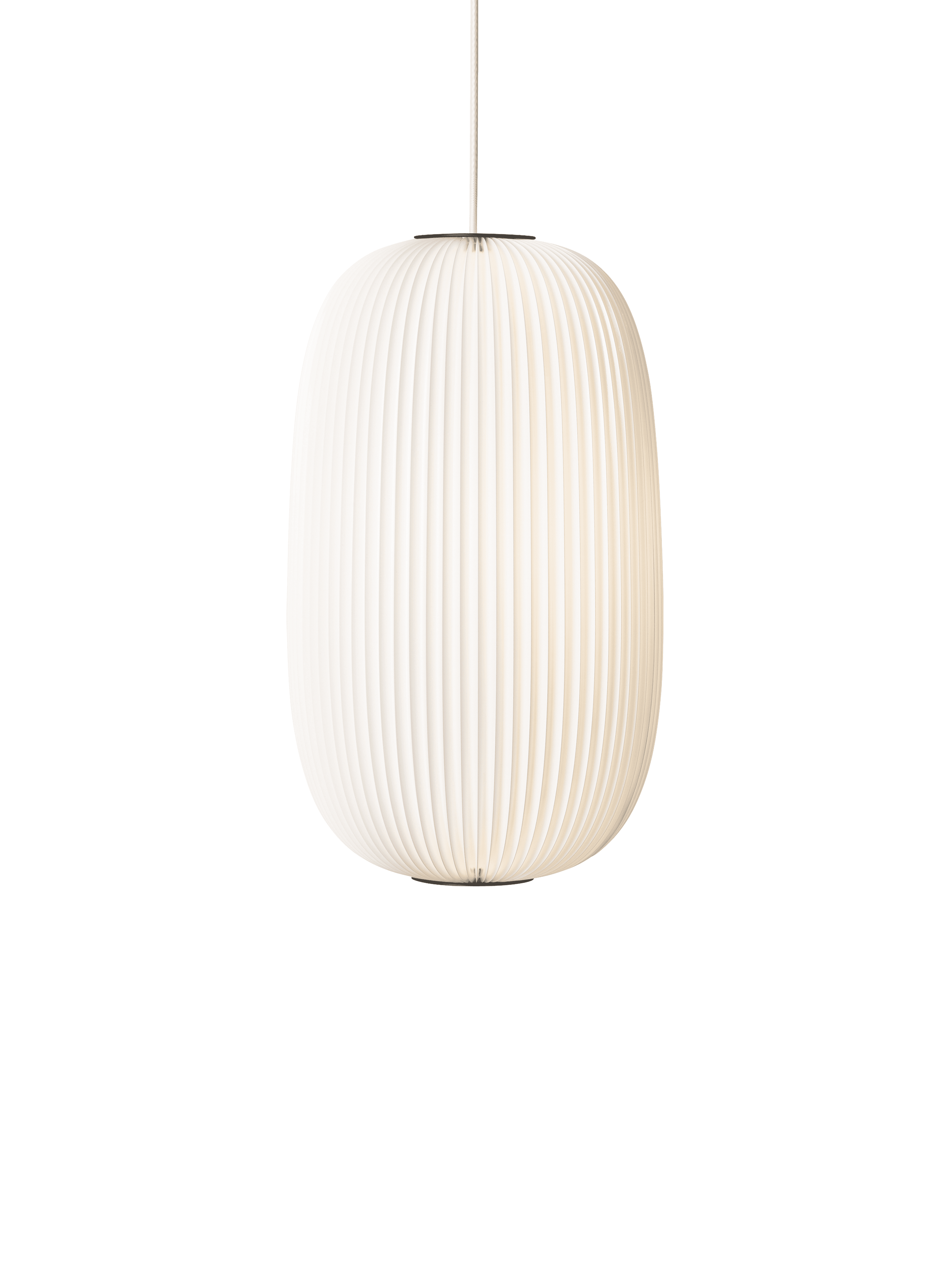 Hanging Lamp MODEL 133 LAMELLA 2 white with black finish