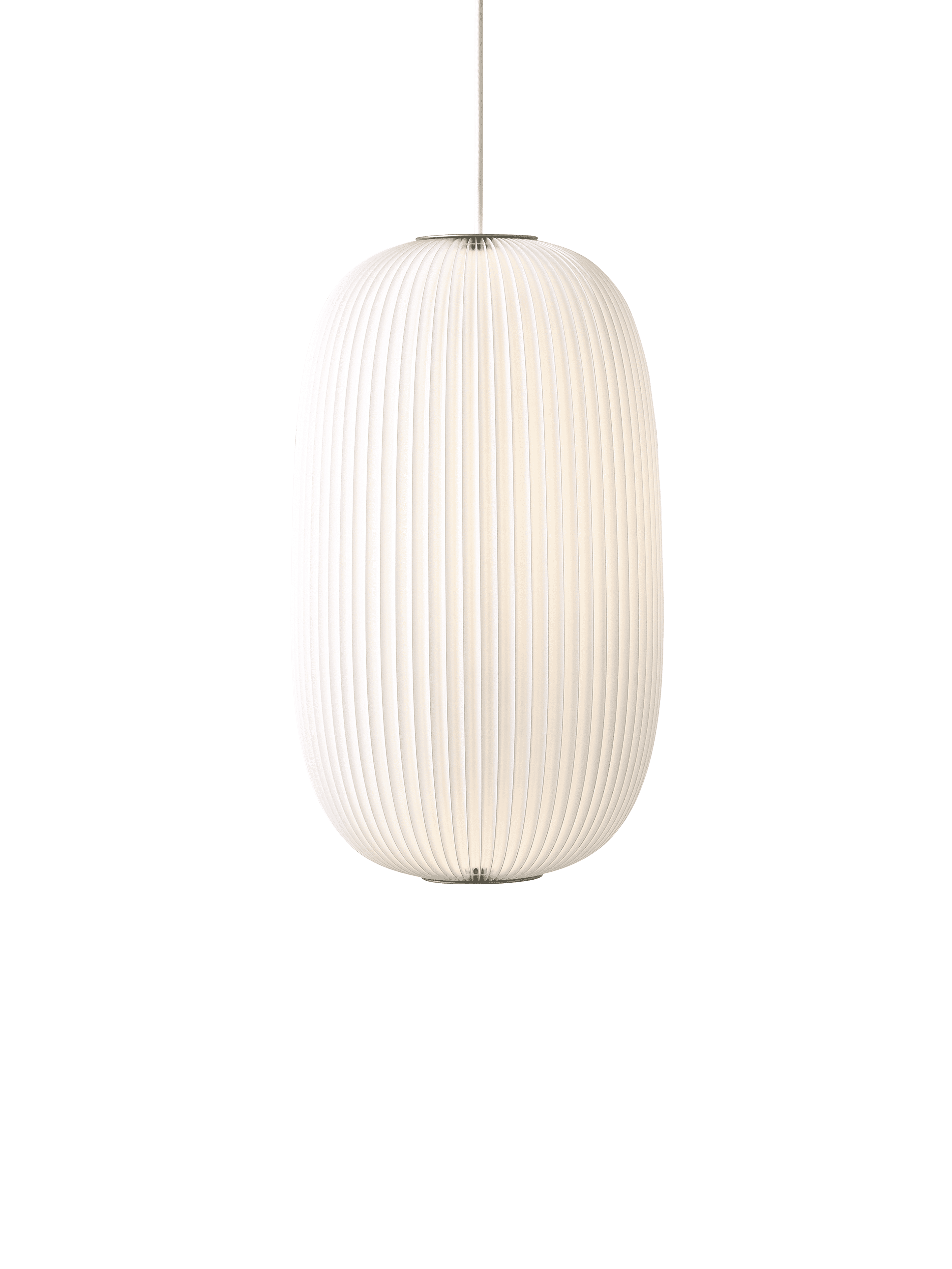 Hanging Lamp MODEL 133 LAMELLA 2 white with gold finish