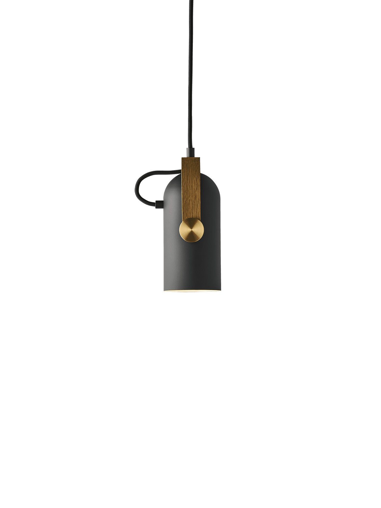 Hanging Lamp MODEL 162 CARRONADE II black with gold