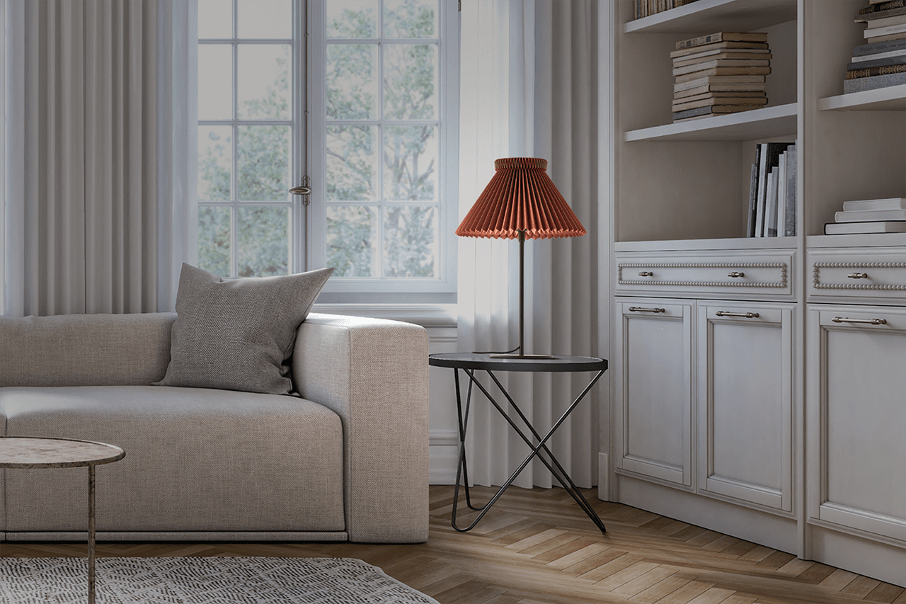 Stolní lampa MODEL 334 čokoládová