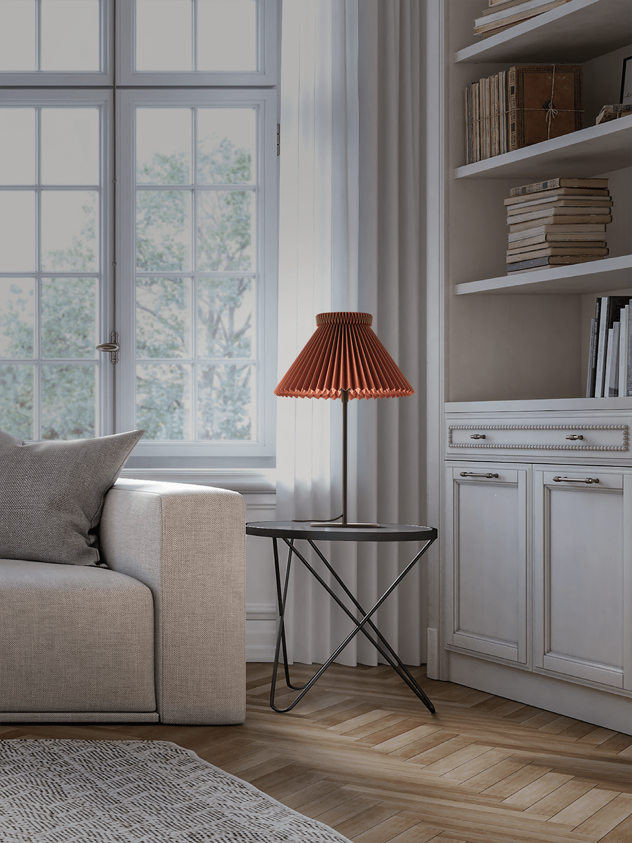 Stolní lampa MODEL 334 modrá