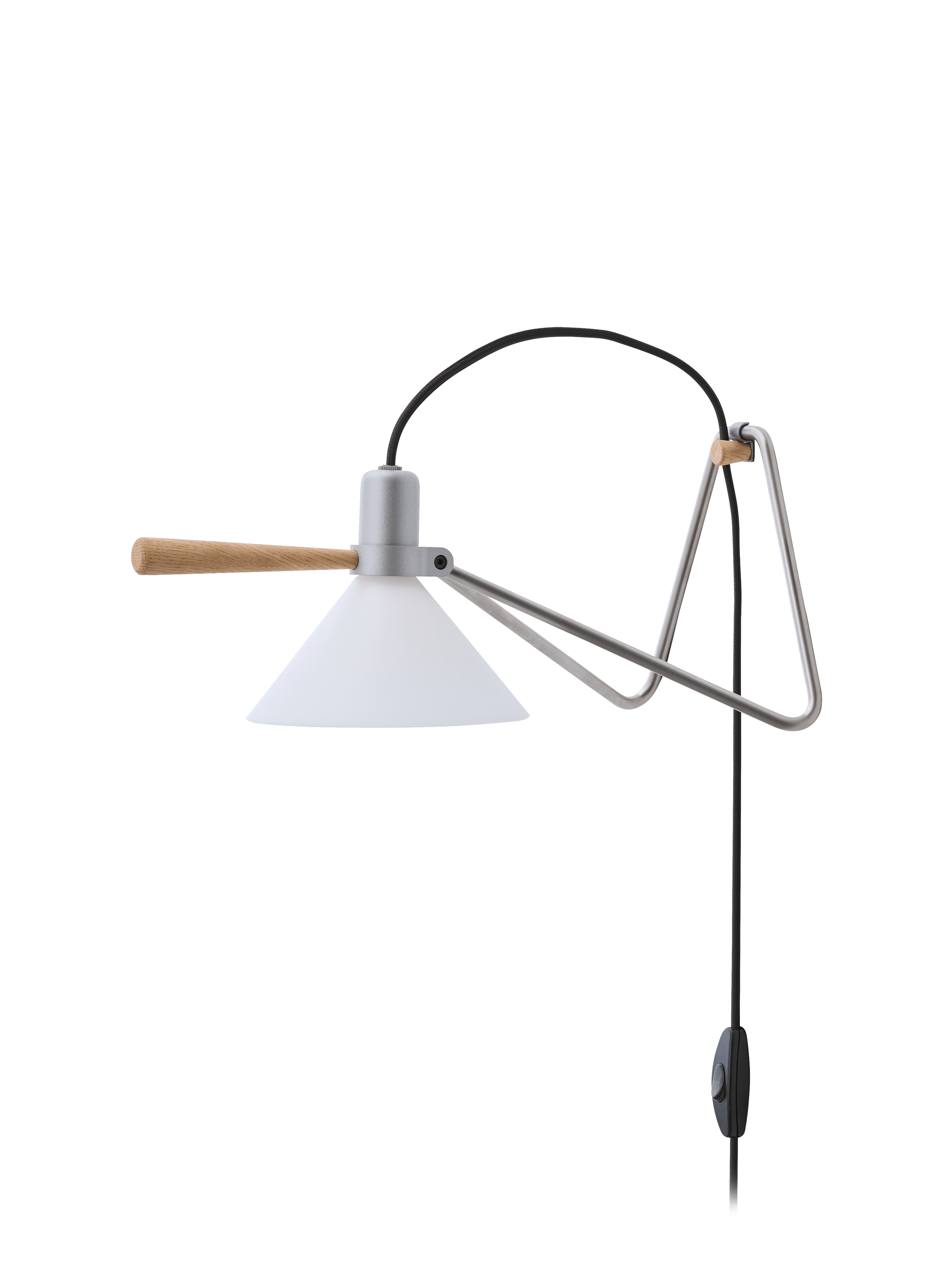 Stolní lampa MODEL 356 SPOT stříbrná