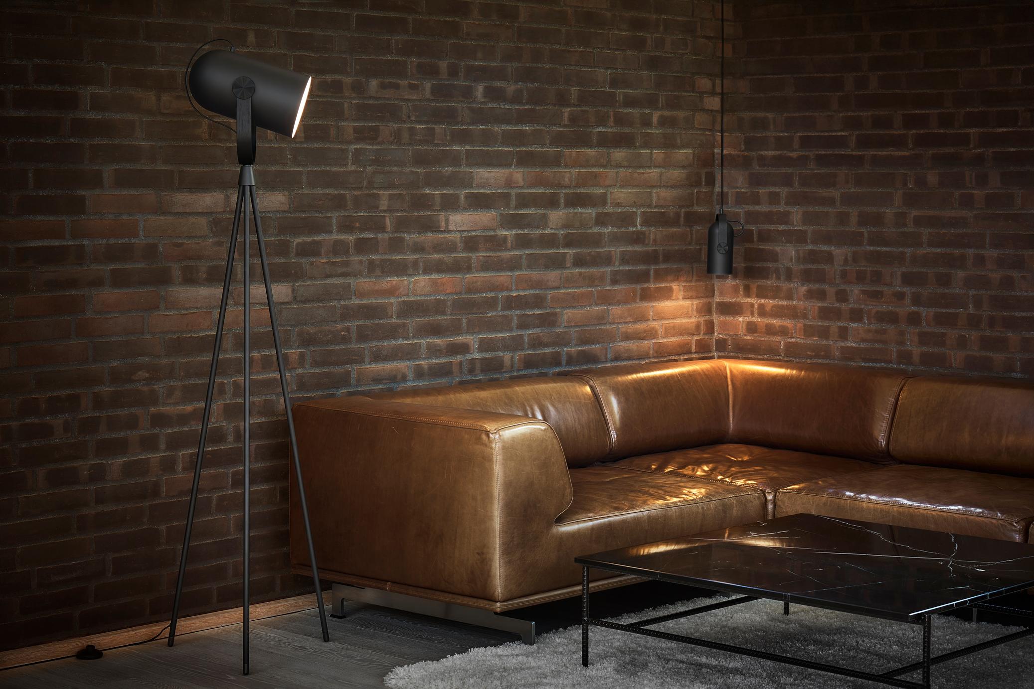 Hanging Lamp MODEL 162 CARRONADE II black with gold