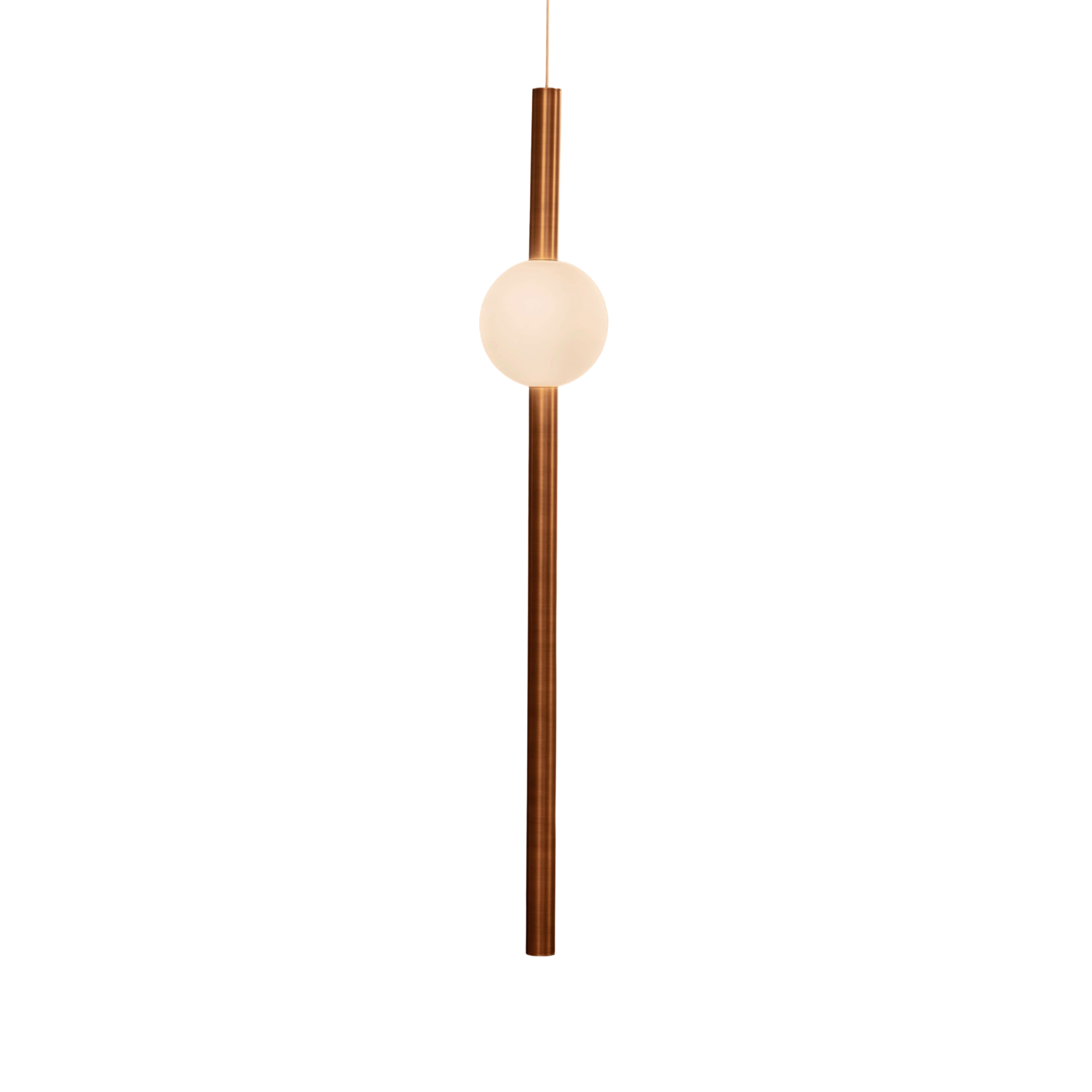 Lampa visící ORION GLOBE leštěný patinovaný mosaz