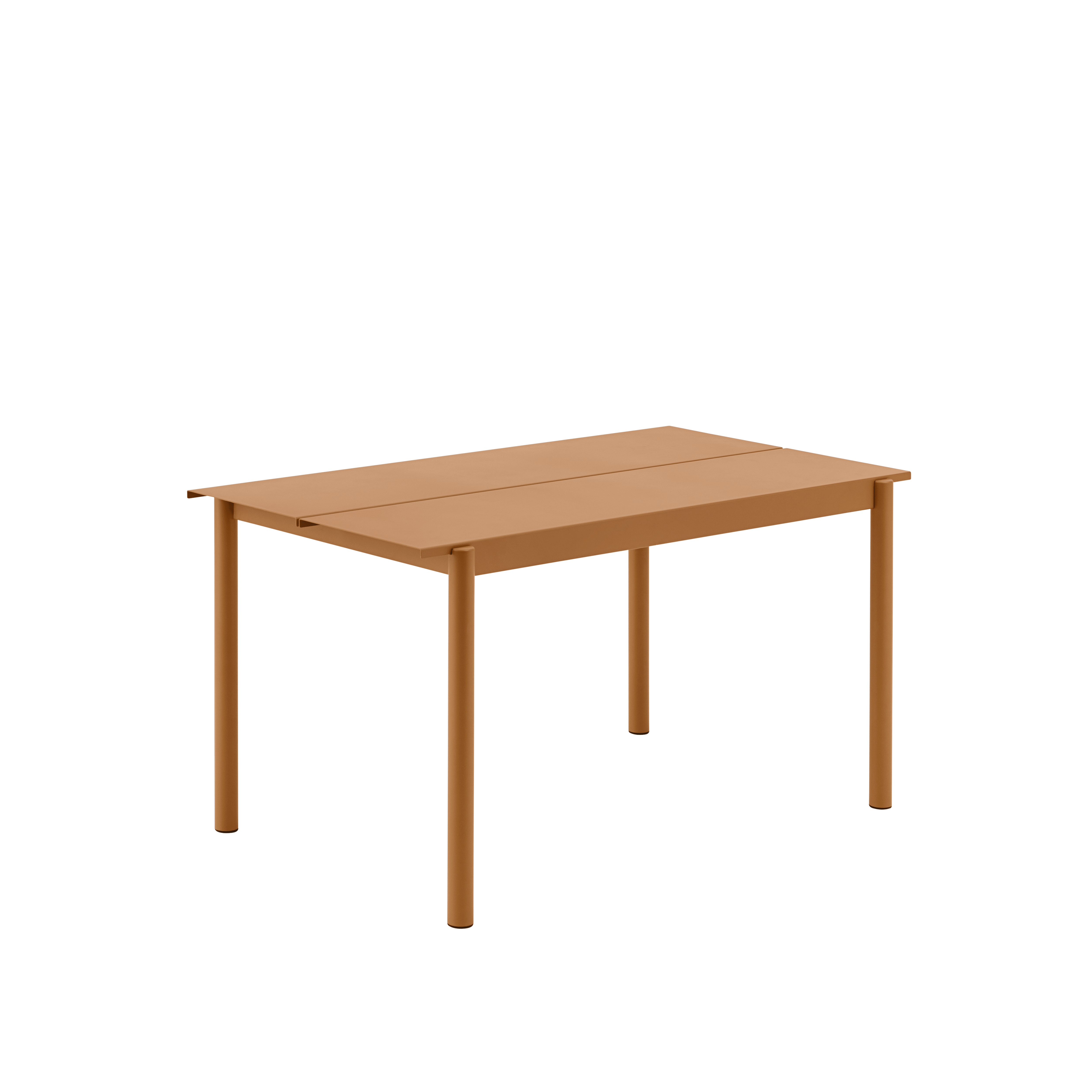 LINEAR Outdoor Table Orange Steel