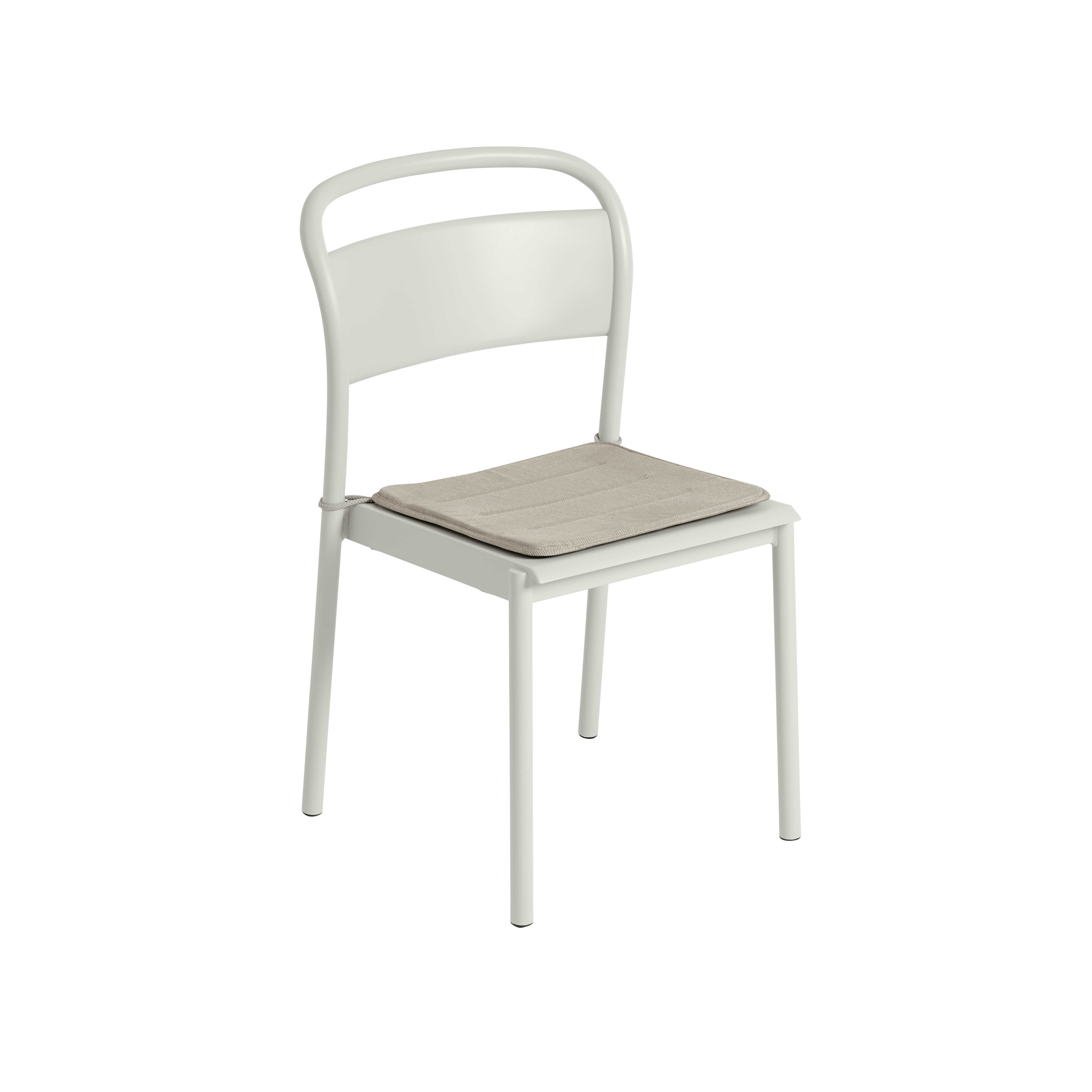 Zahradní židle LINEAR šedá ocel