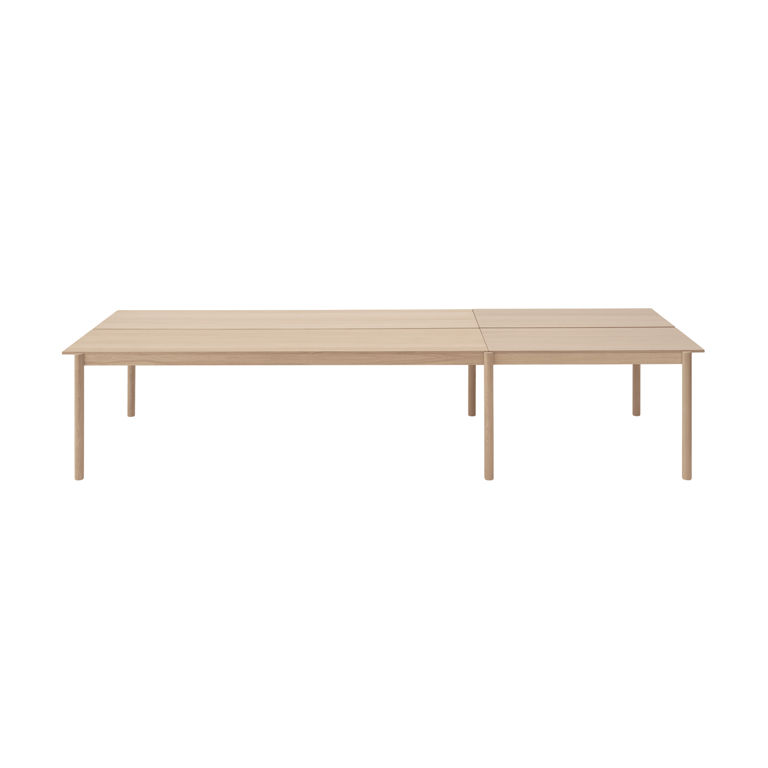 Kancelářský stůl LINEAR SYSTEM - KONFIGURACE 1 dýha z dubu