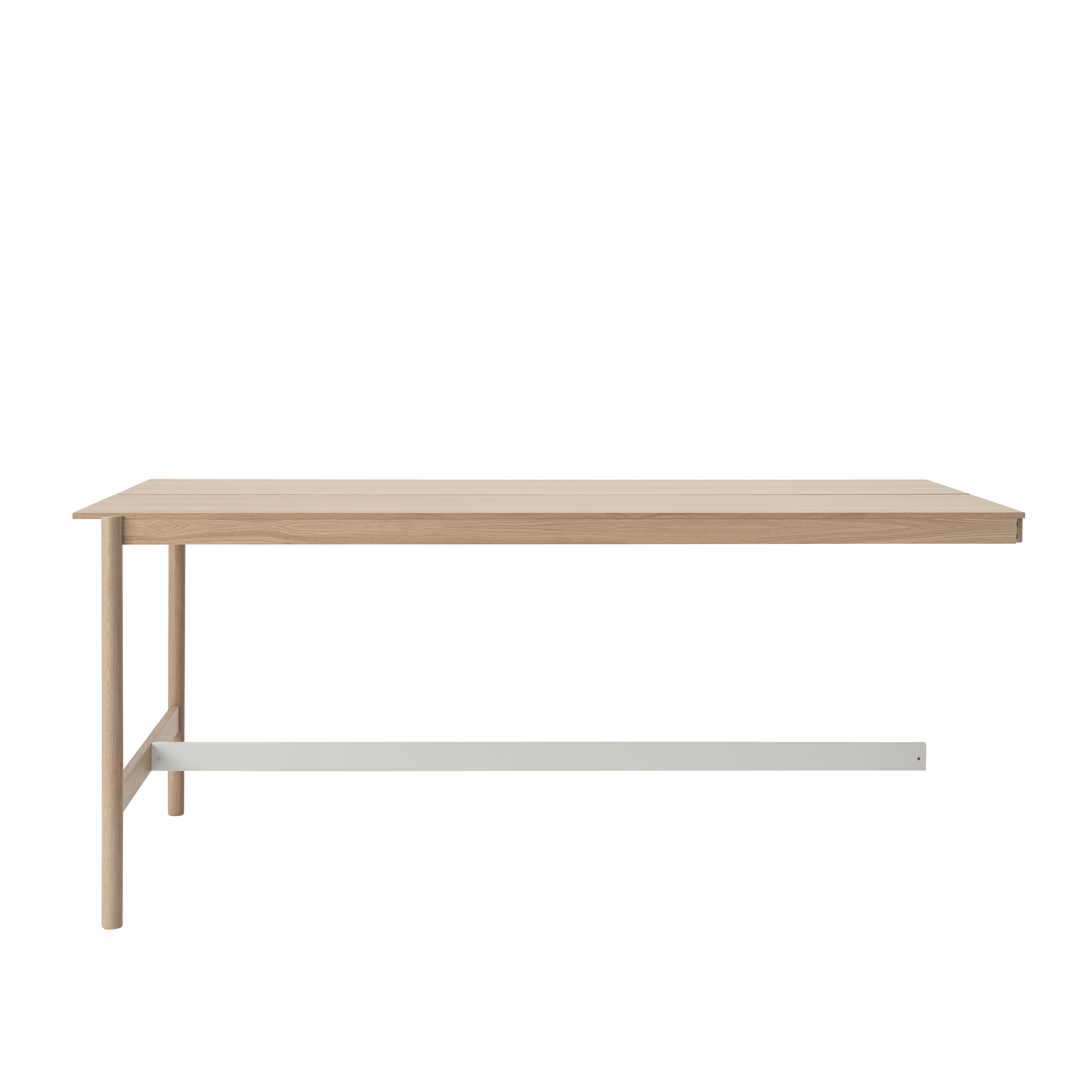 Stůl do kanceláře LINEAR SYSTEM HIGH - KONFIGURACE 2 dubová dýha