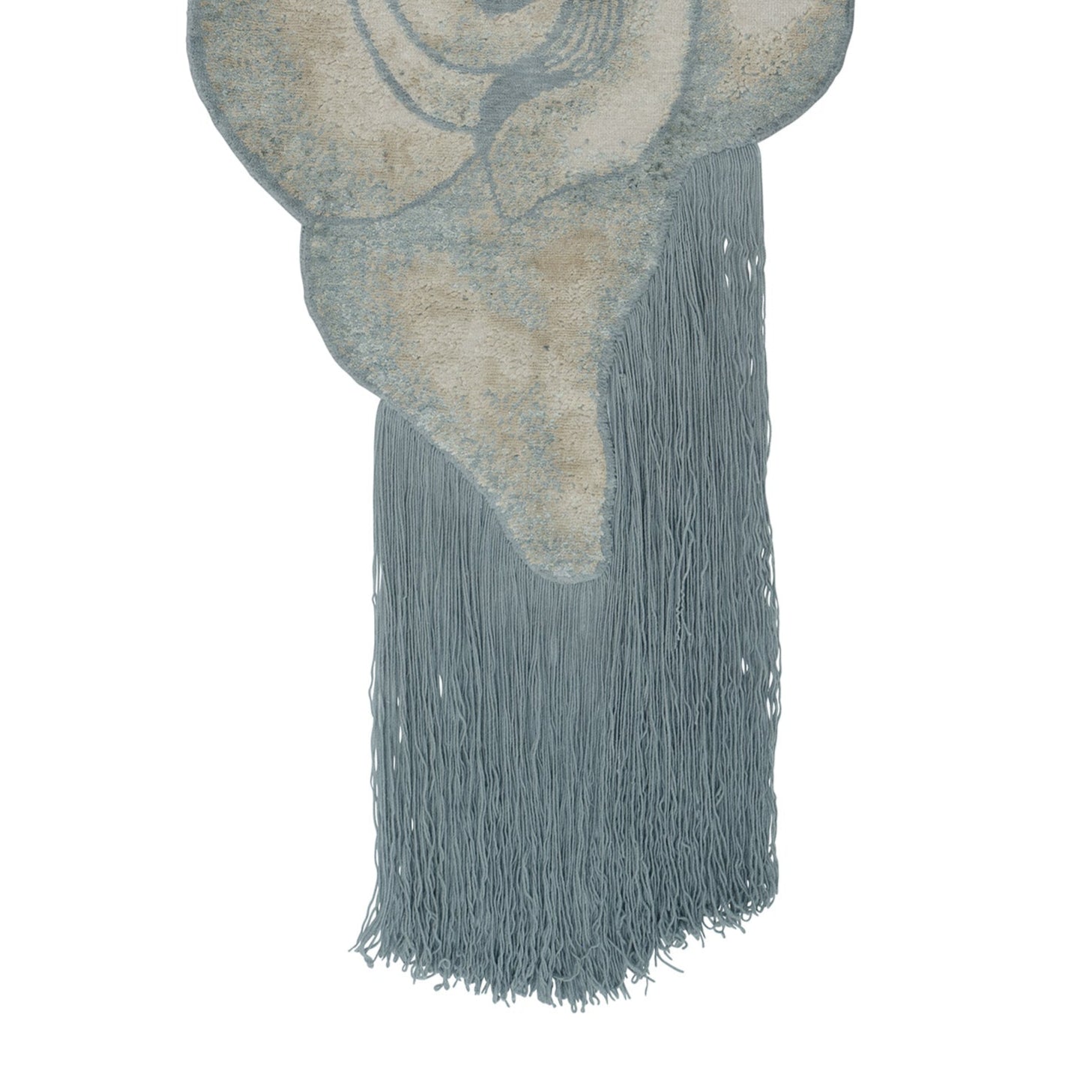 Dywan dekoracyjny AQUALLENCE niebieski z beżowym