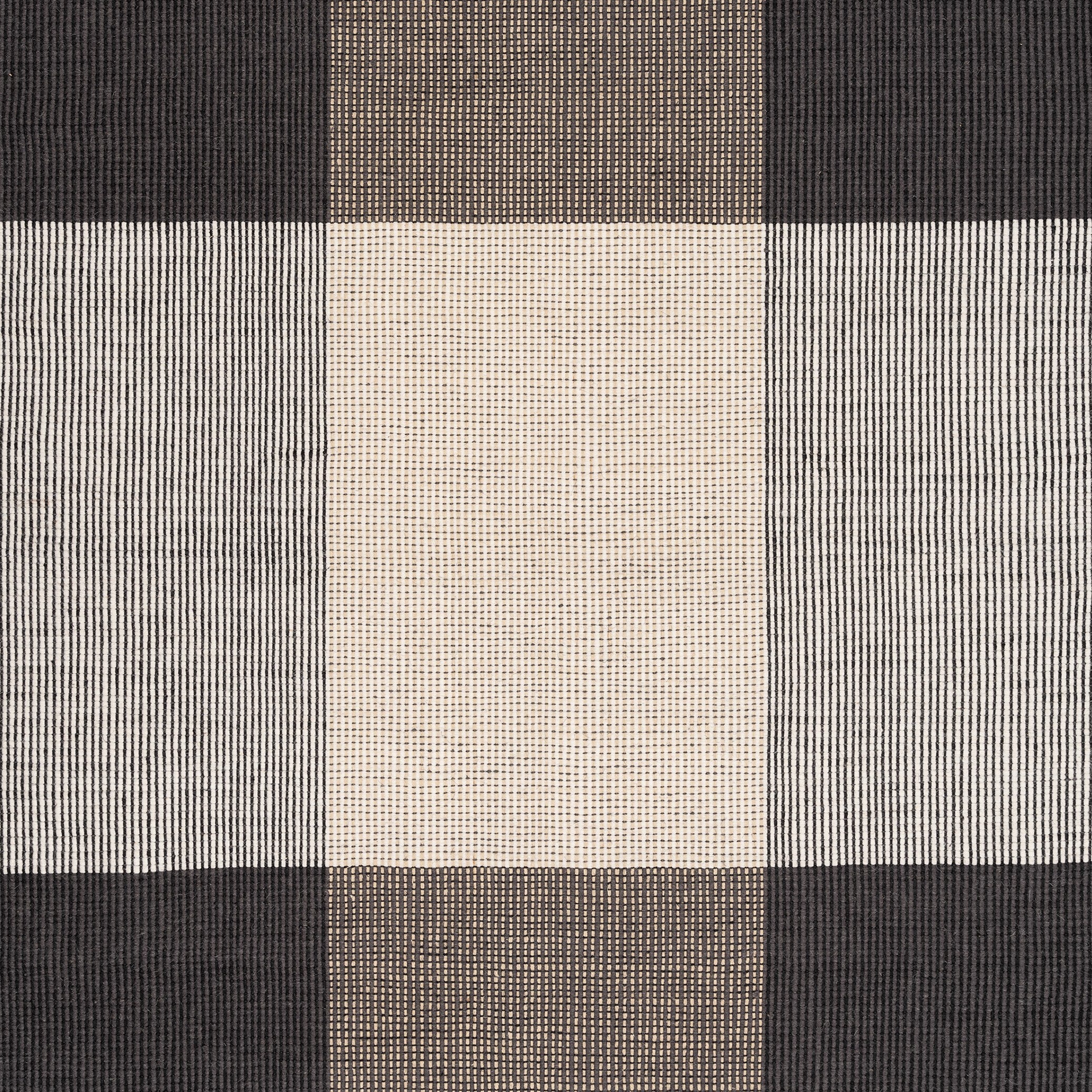 BOLOGNA Rug - GREY black with beige