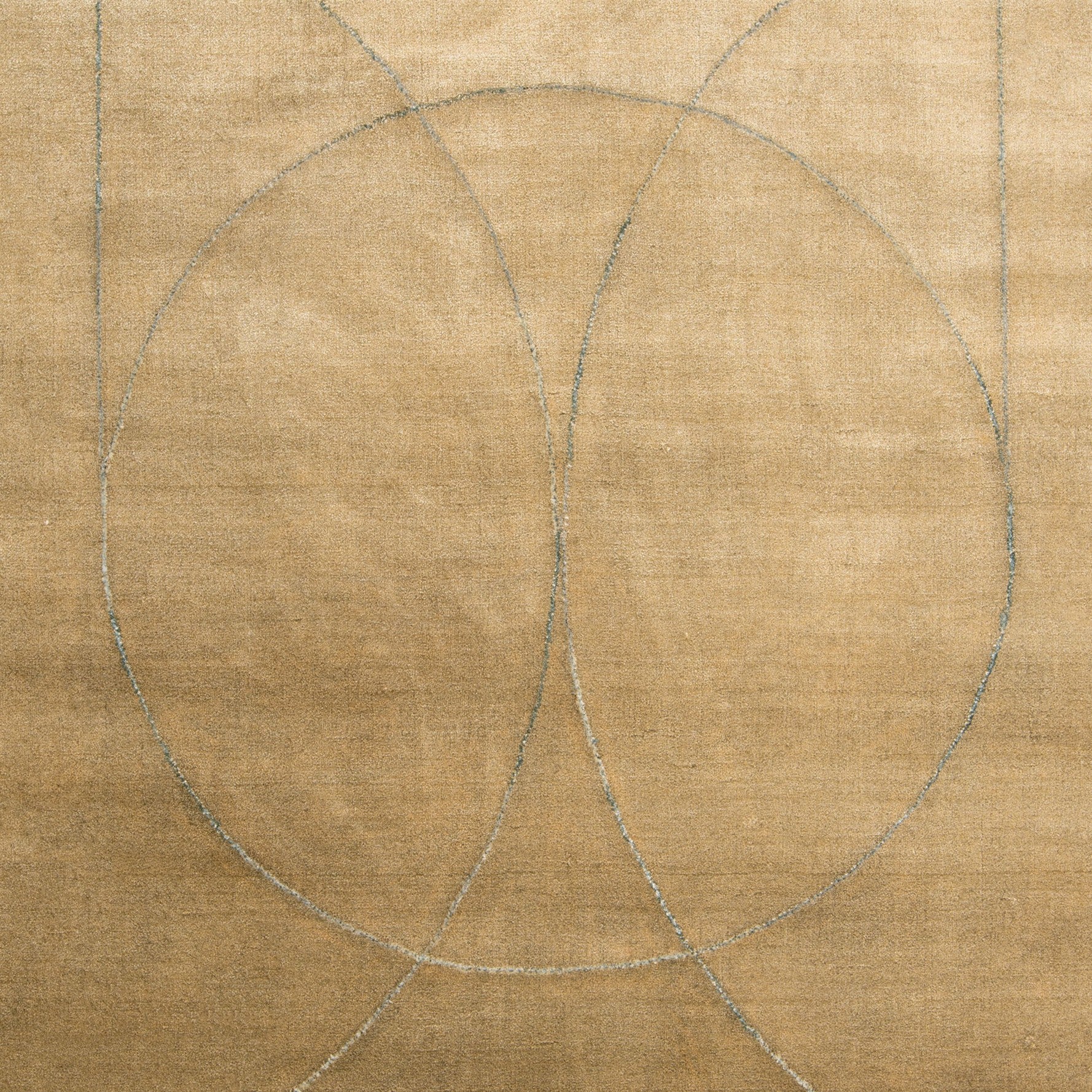 CIRCULUS ochre rug