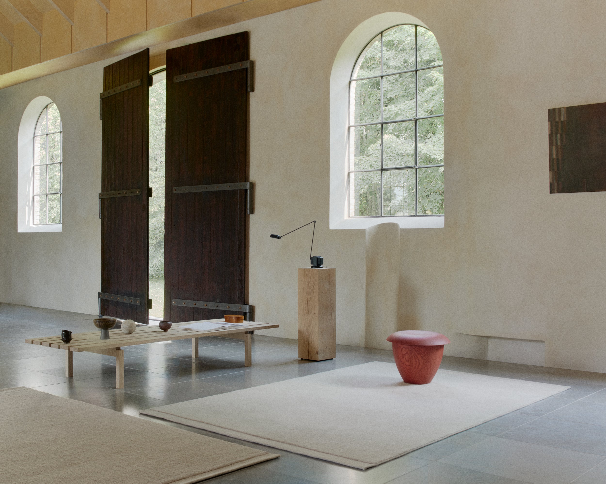 Koberec HUSHED FRAME jasně béžový