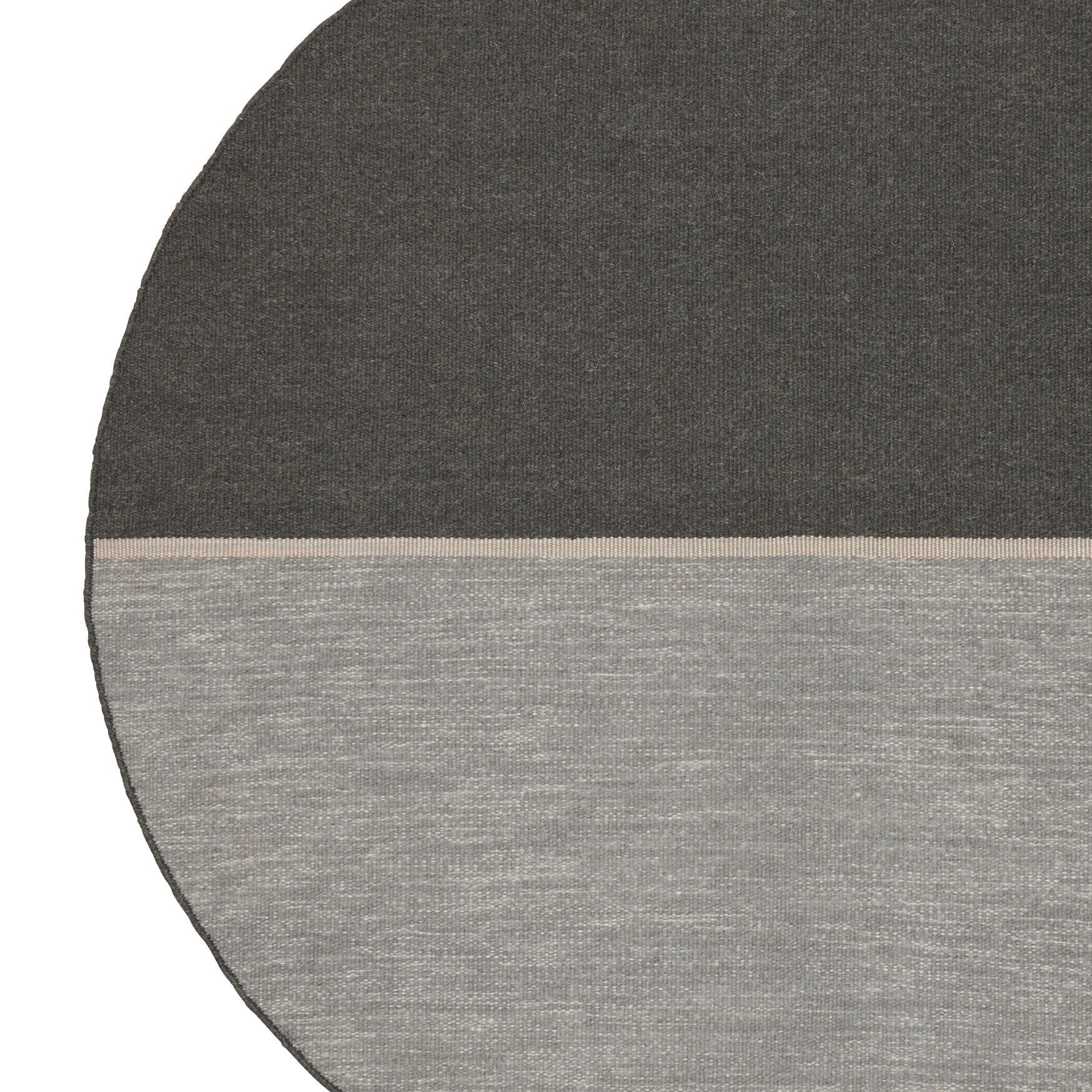 MAGNETIZE round rug gray