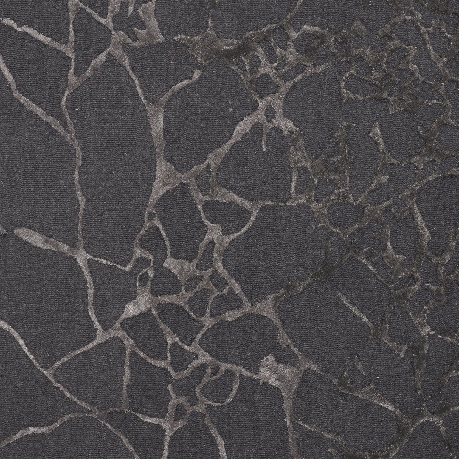 Round rug MARMO - CHARCOAL dark gray