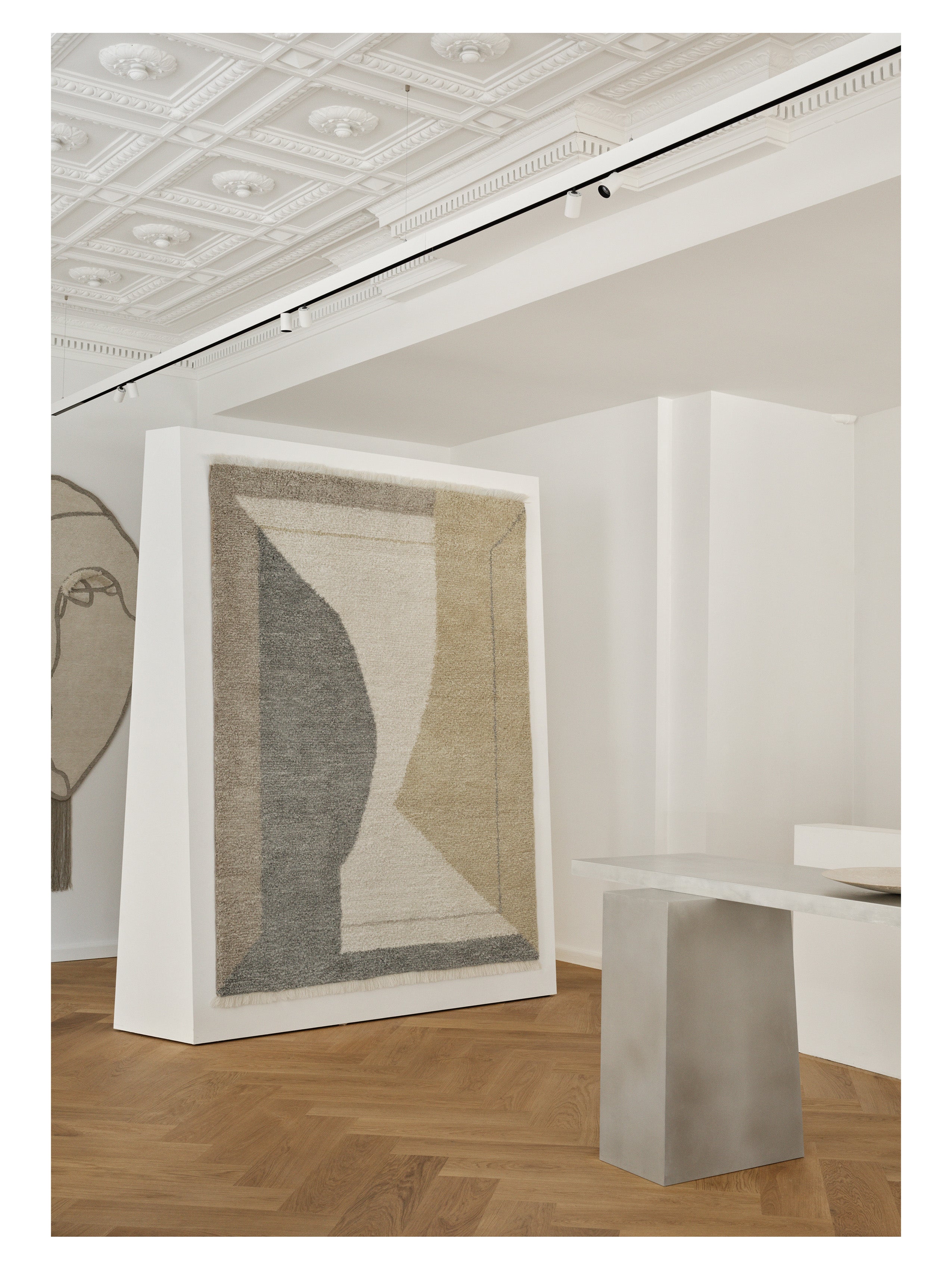 Koberec OPTICAL ECHO - VANILKOVÝ béžový