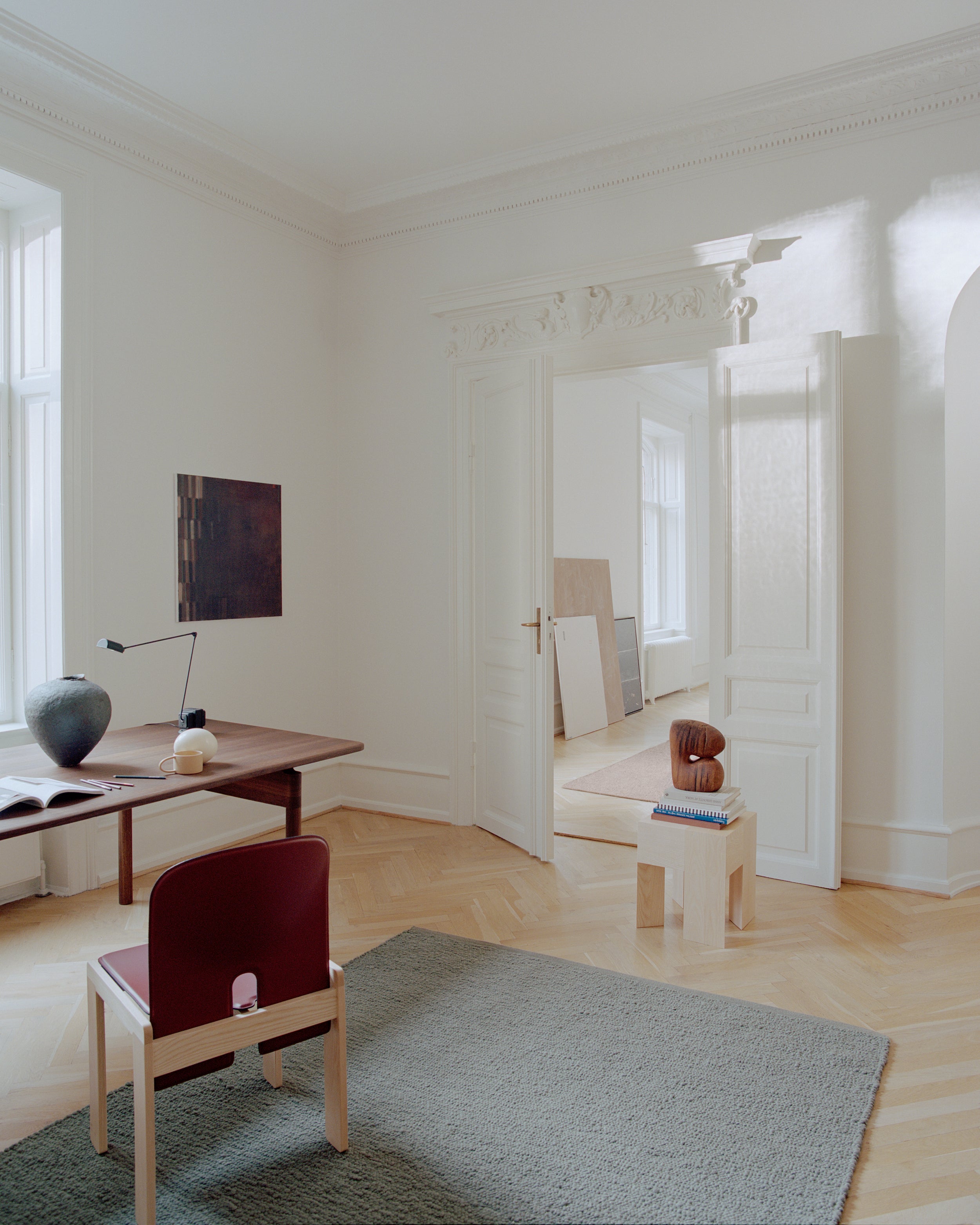 Koberec PEBBLED POEM zlomená bílá