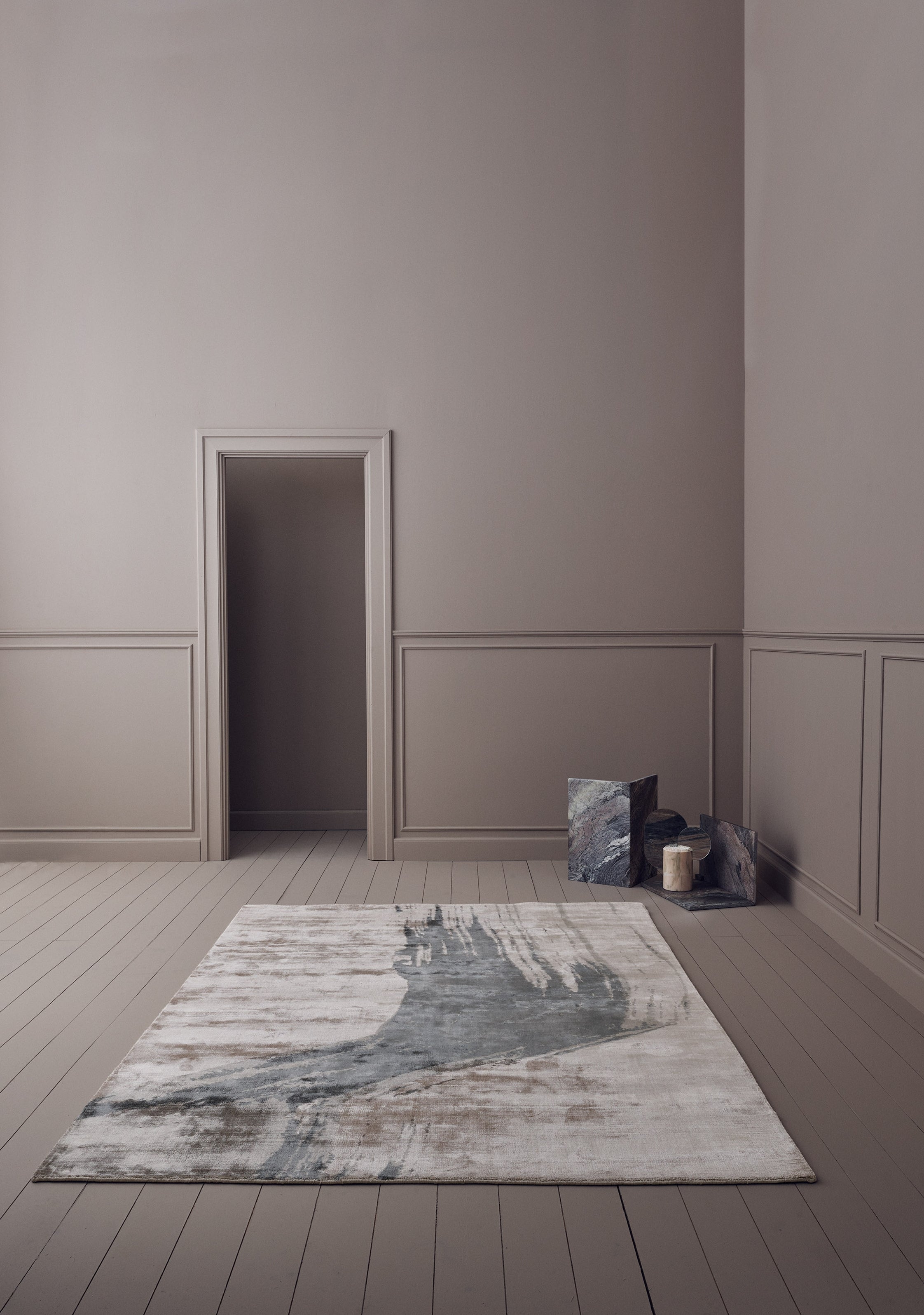 Dywan PENNELLO szary z beżowym