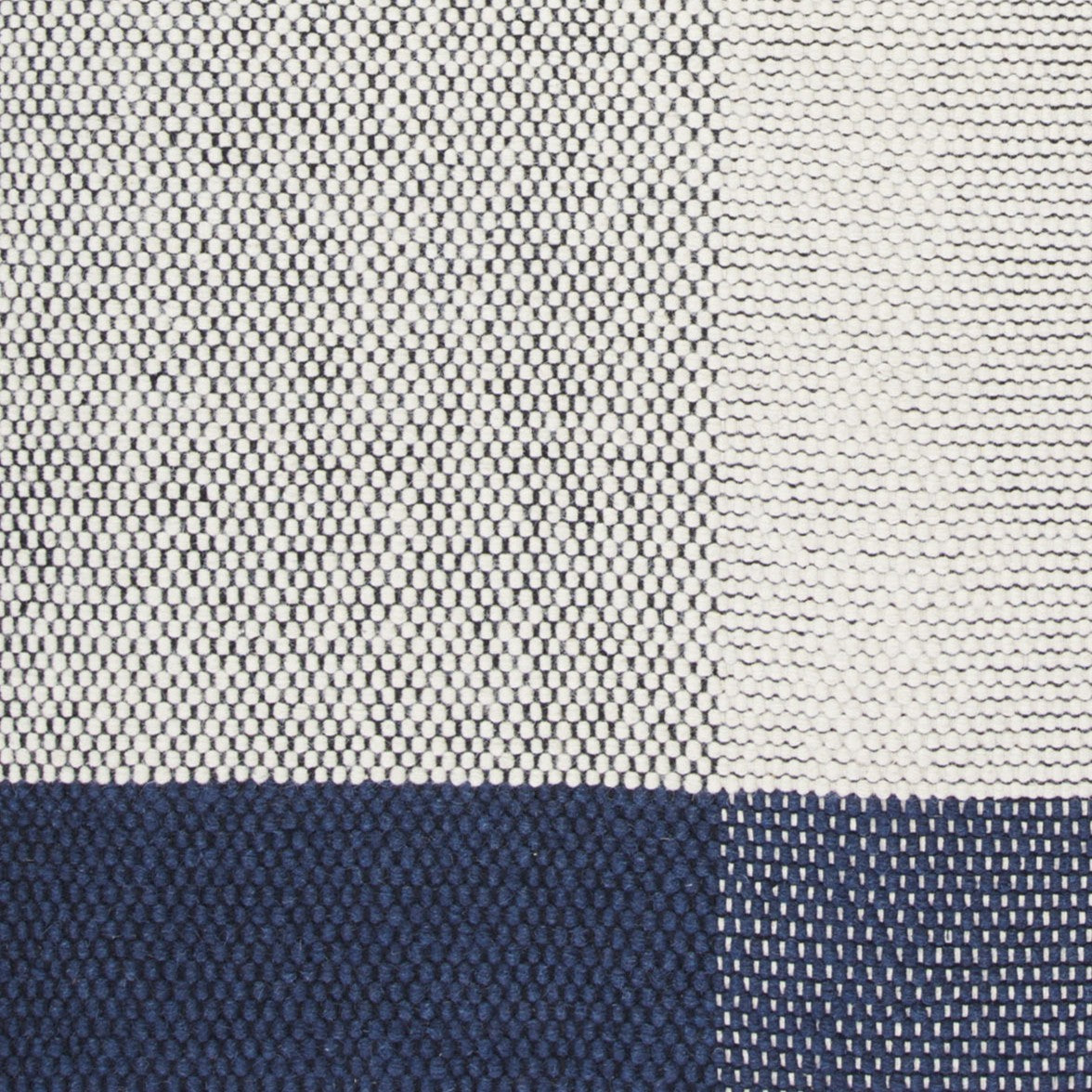POMEZIA Rug - BLUE gray with navy