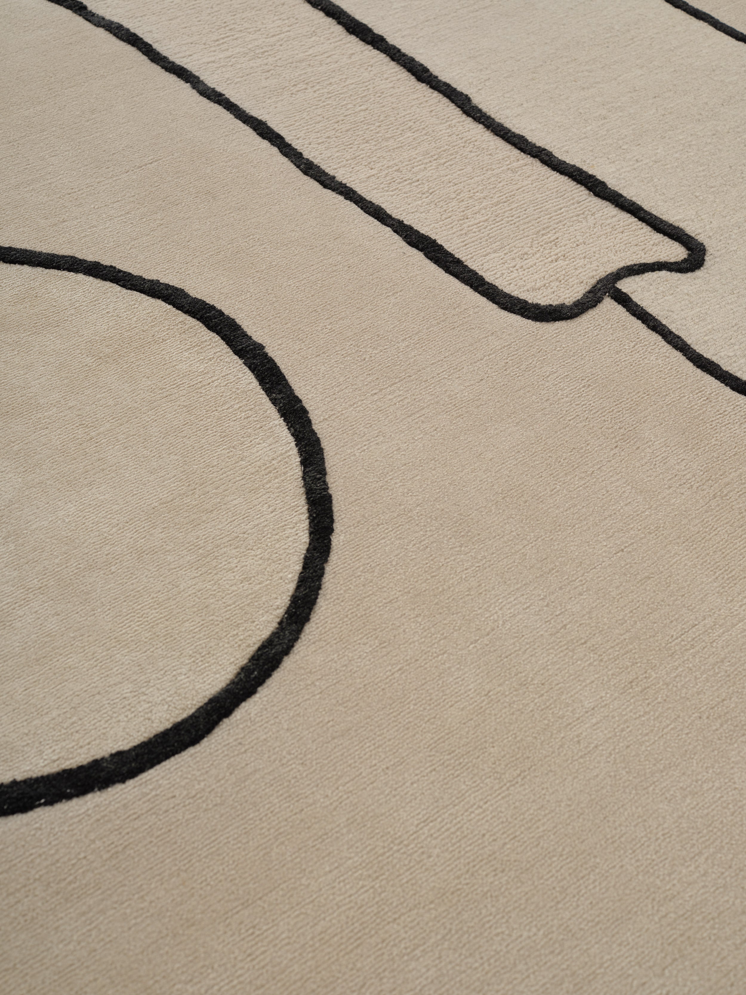 Koberec SELF MIRAGE béžový s černým