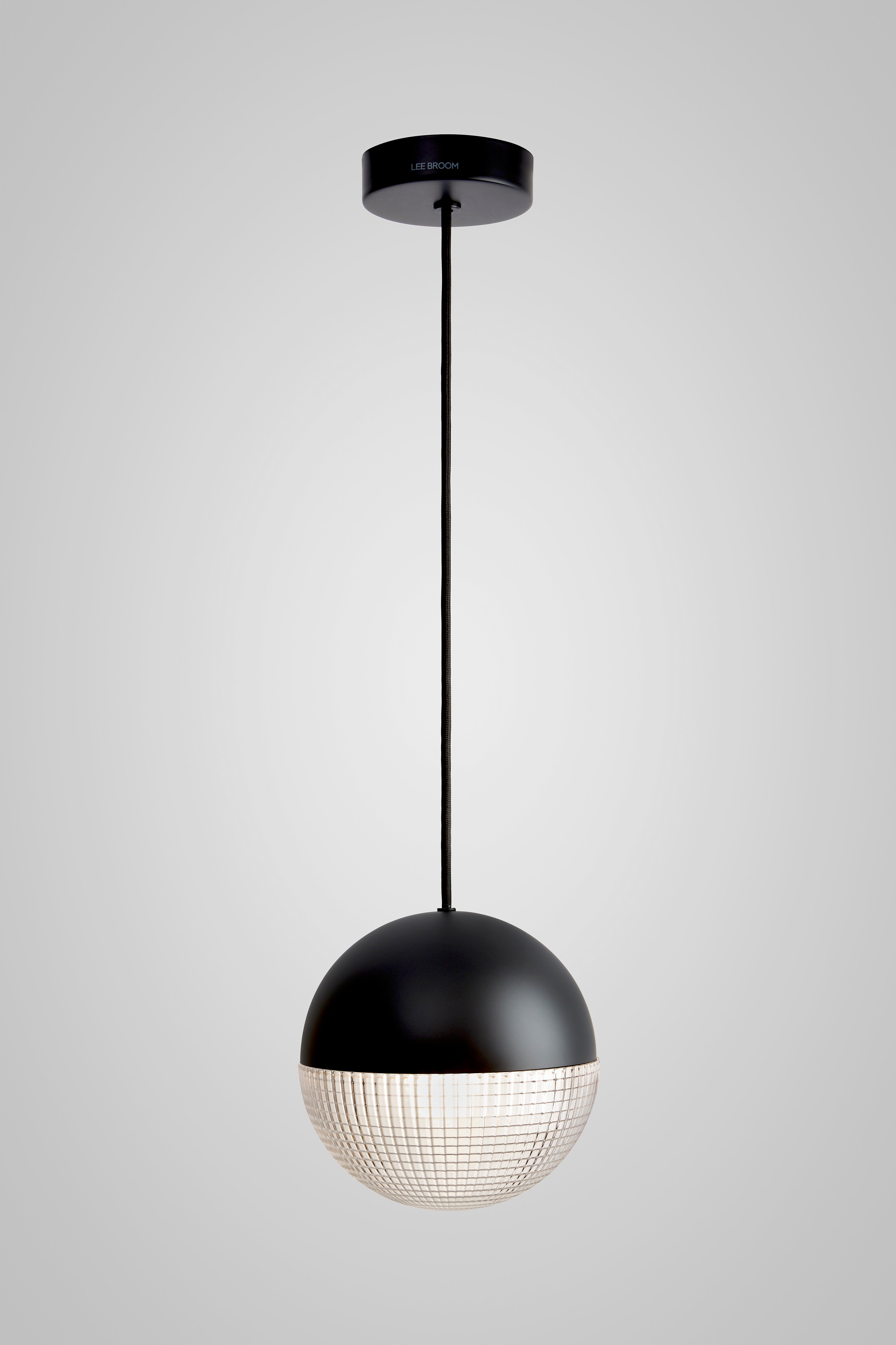 Lustrná lampa LENS FLAIR matná černá