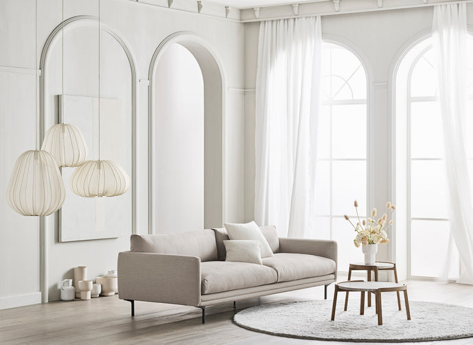 Kulatý koberec ALVE šedý