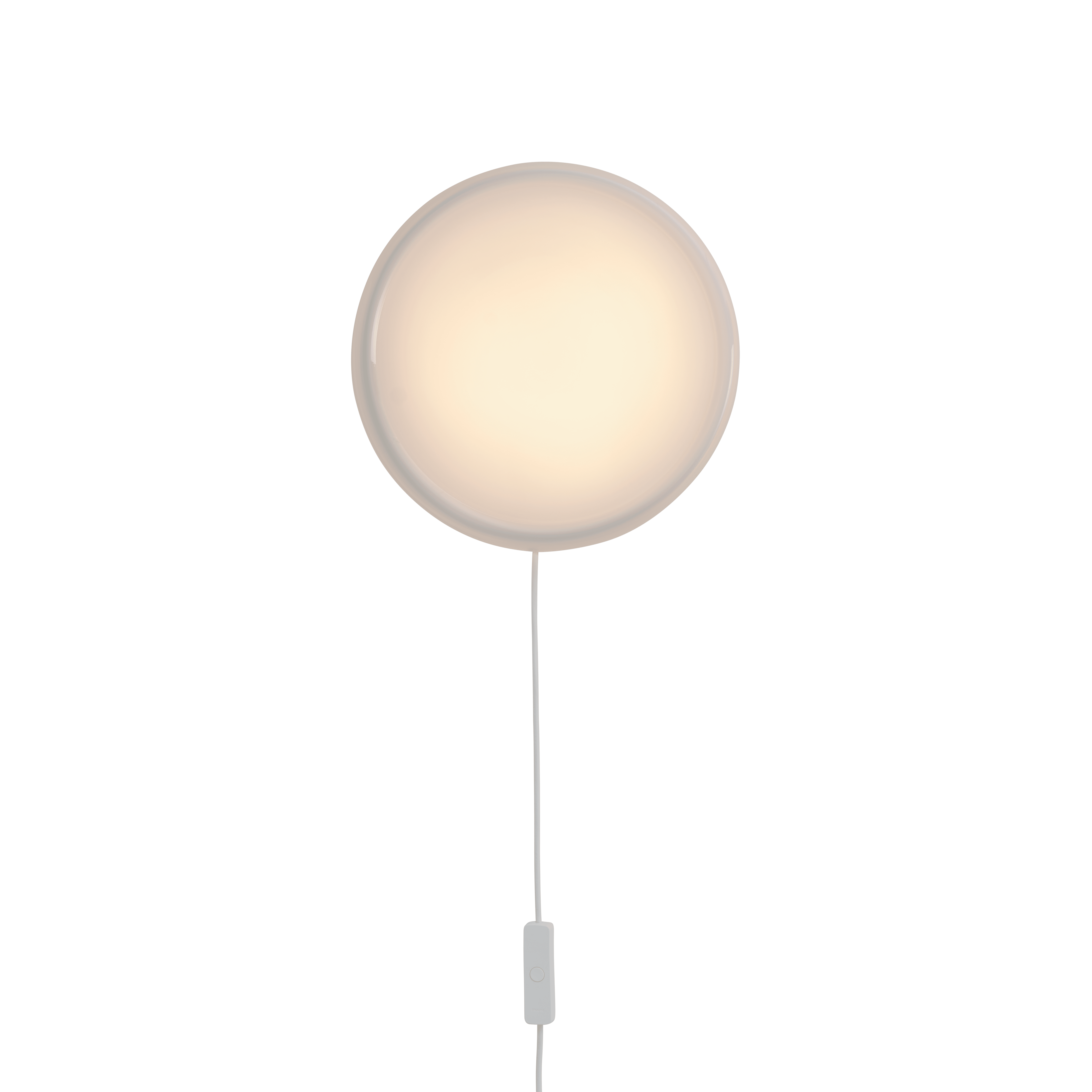 Nástěnná lampa LOOPED bílá
