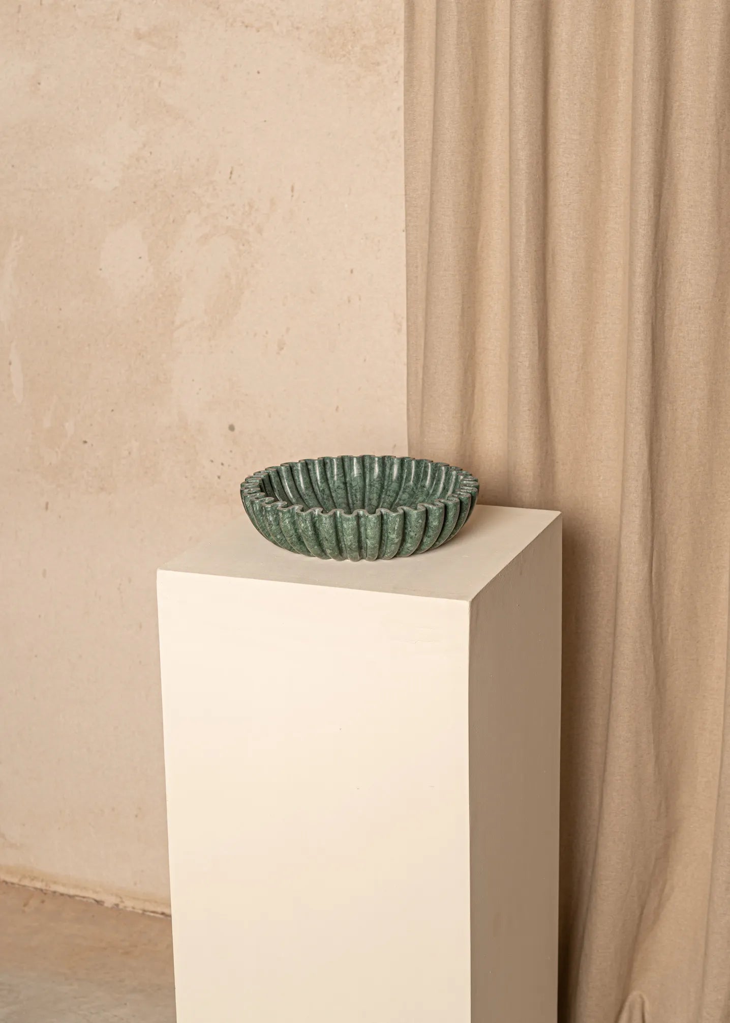 Lotuso Green Marble Bowl
