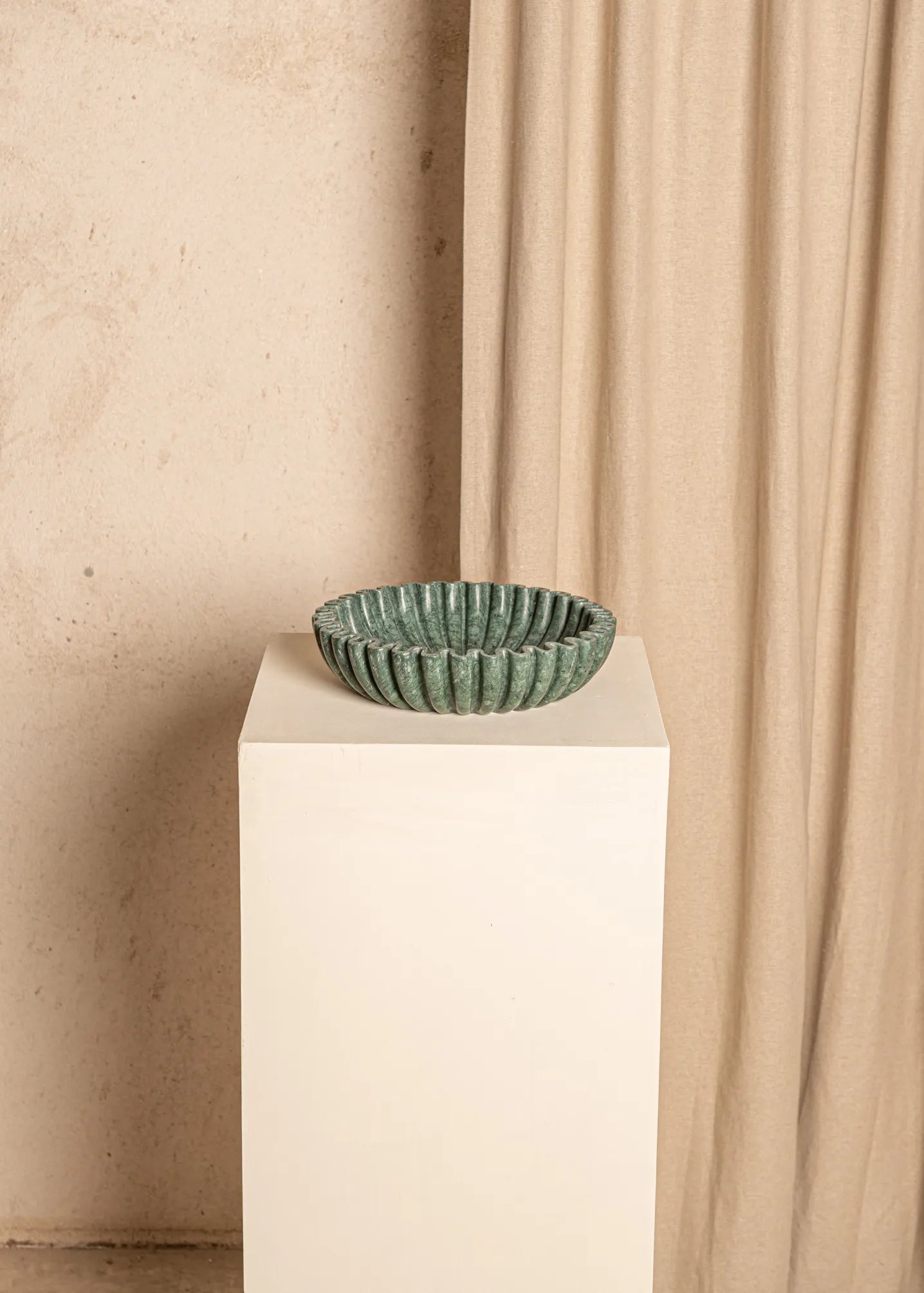 Lotuso Green Marble Bowl