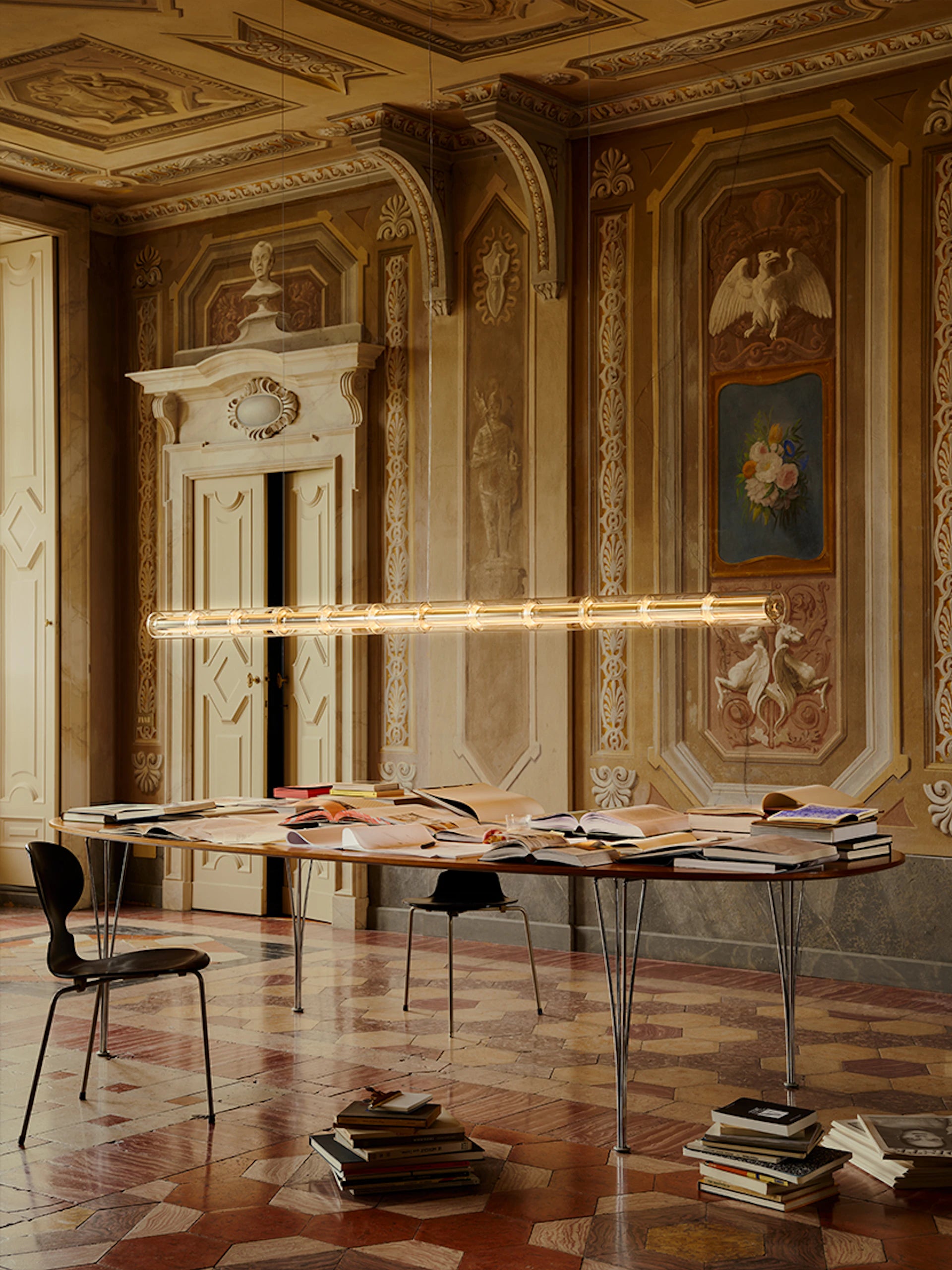 Lampa wisząca LUCE CILINDRICA szkło