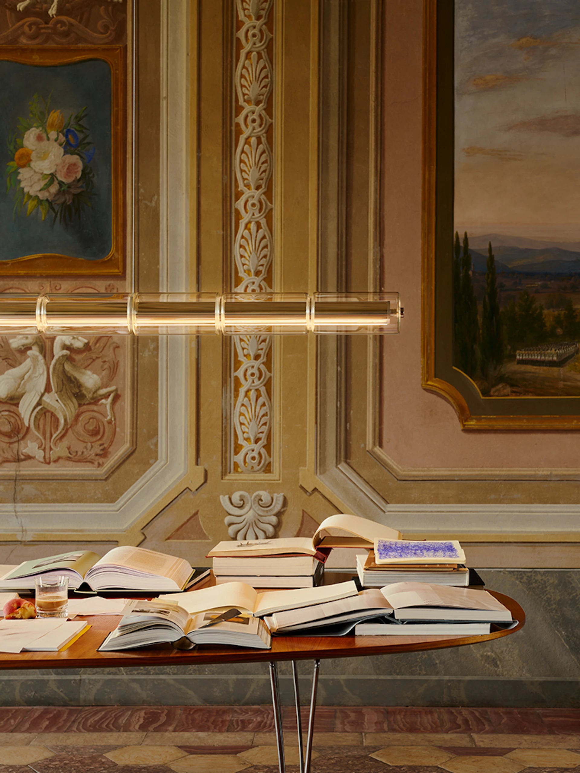 Lampa wisząca LUCE CILINDRICA szkło