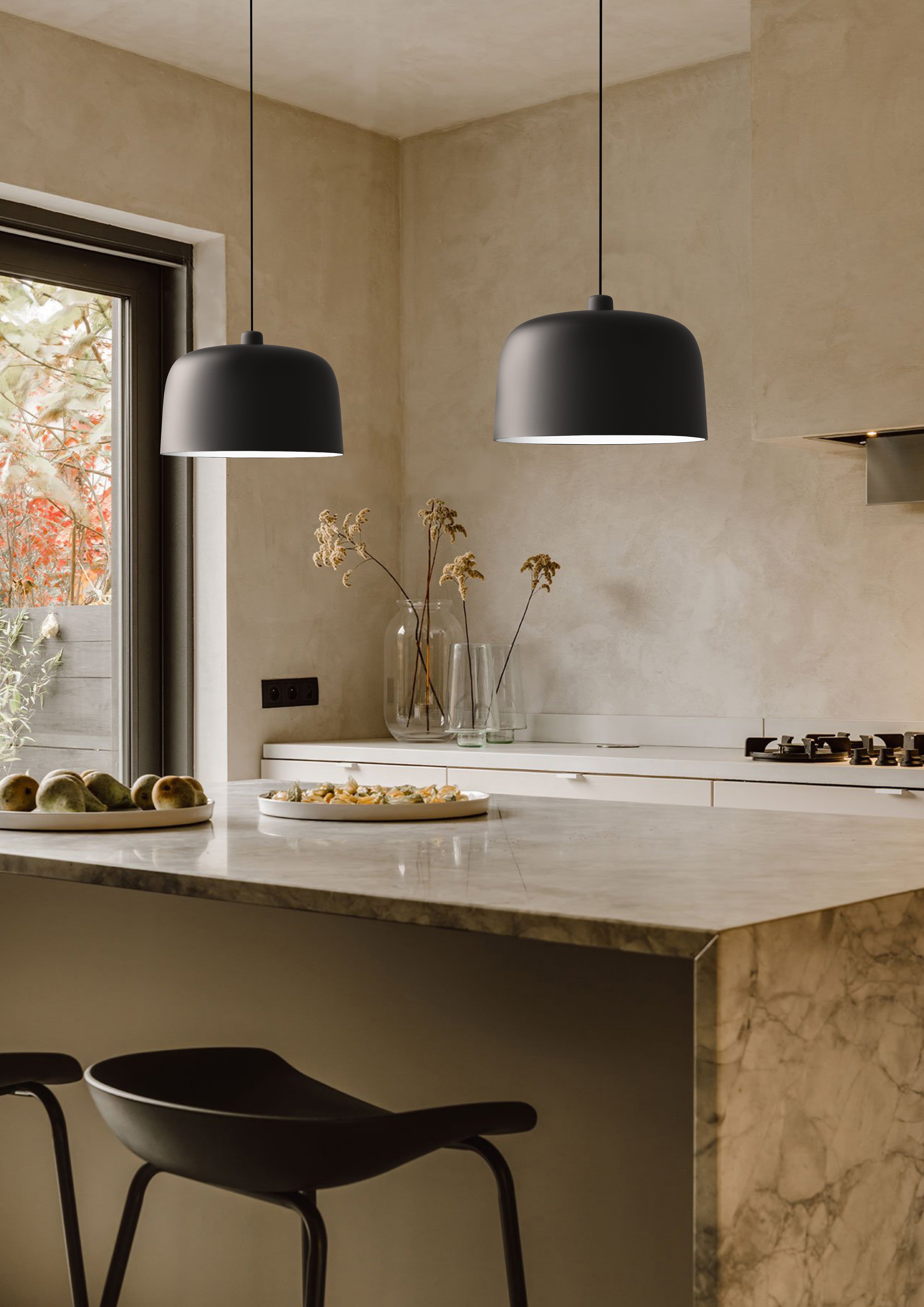 Závěsná lampa ZILE černá