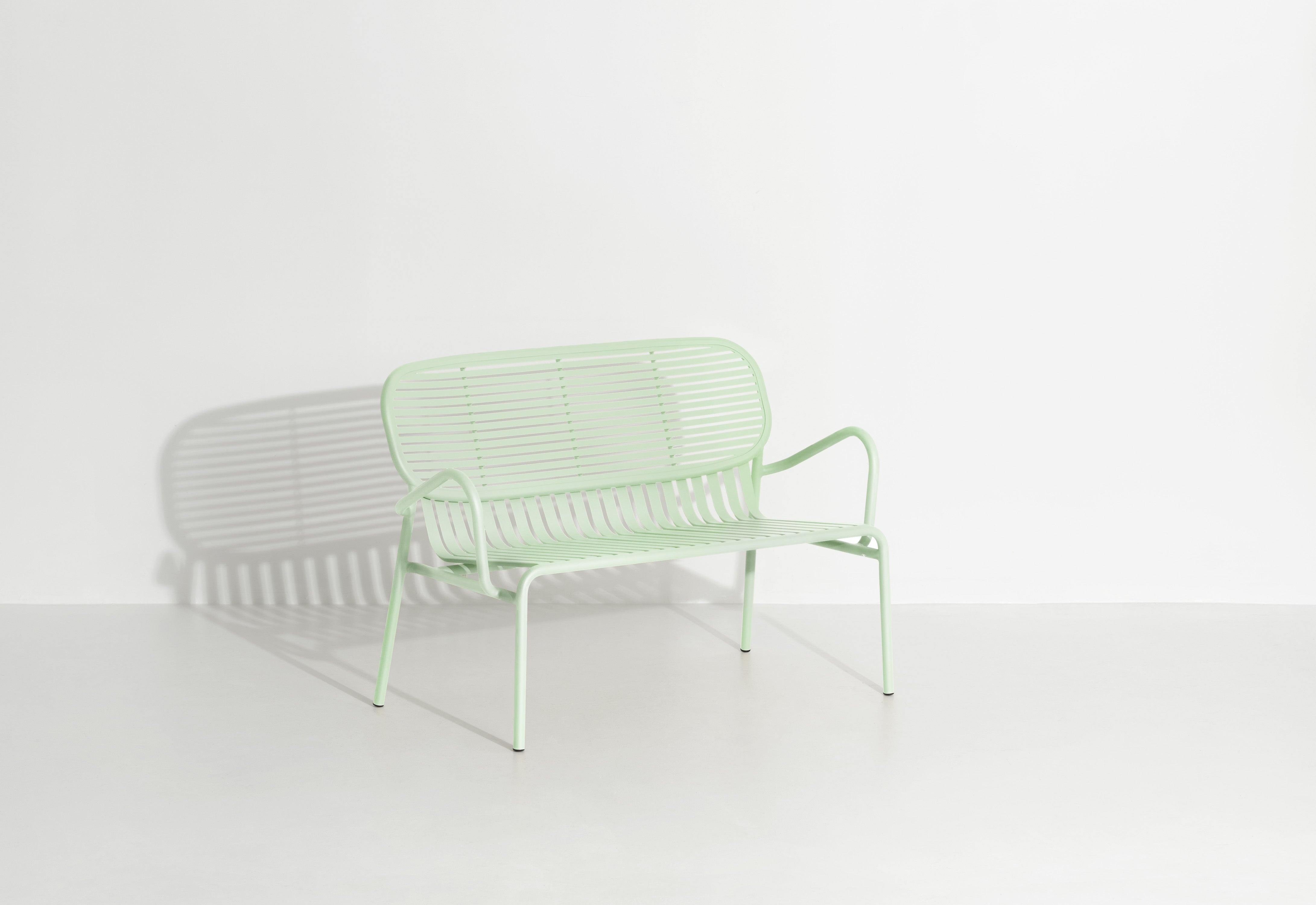 Sofa ogrodowa 2-osobowa WEEK-END pastelowy zielony
