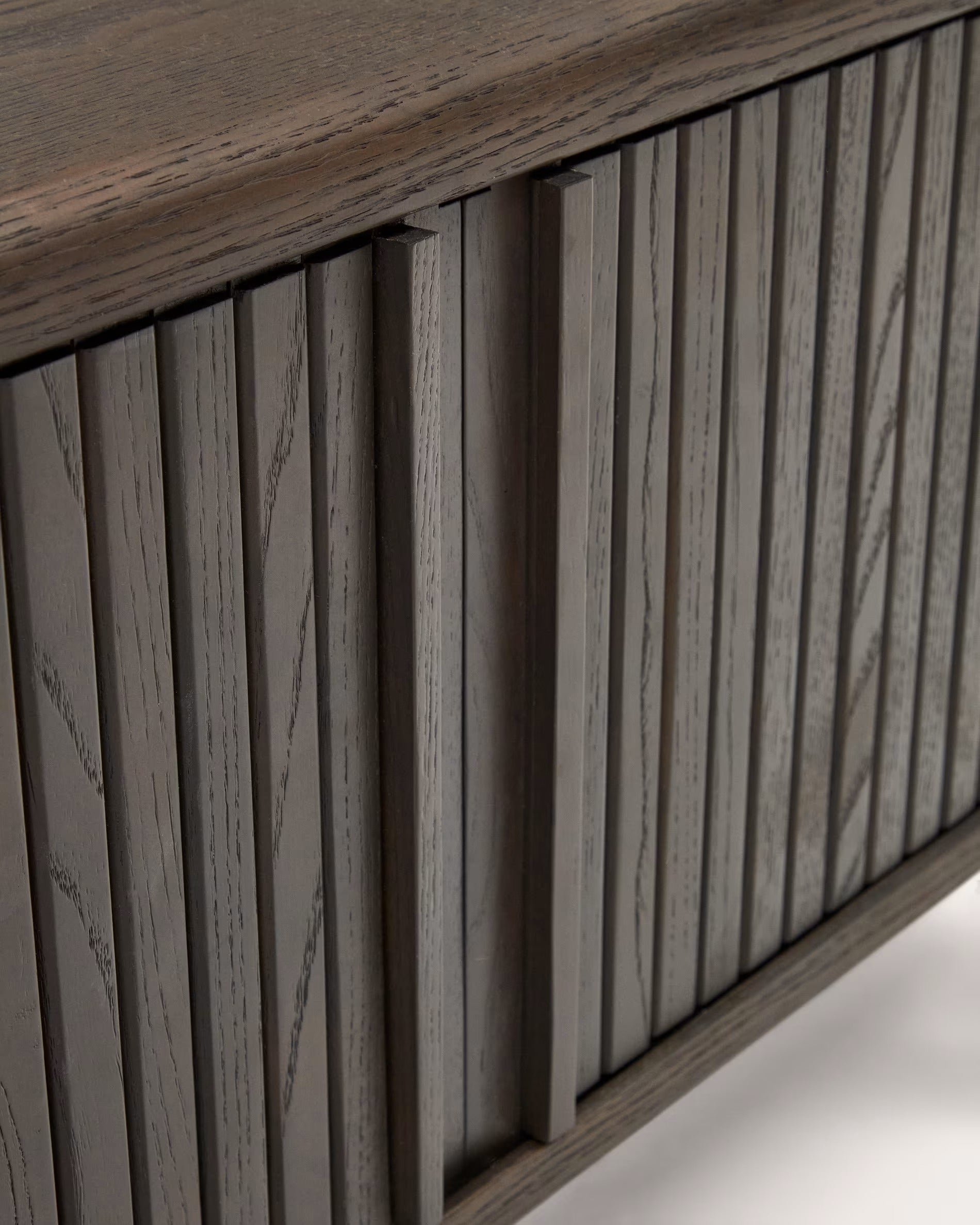 Televizní stolek MAILEN tmavá jasanová dýha